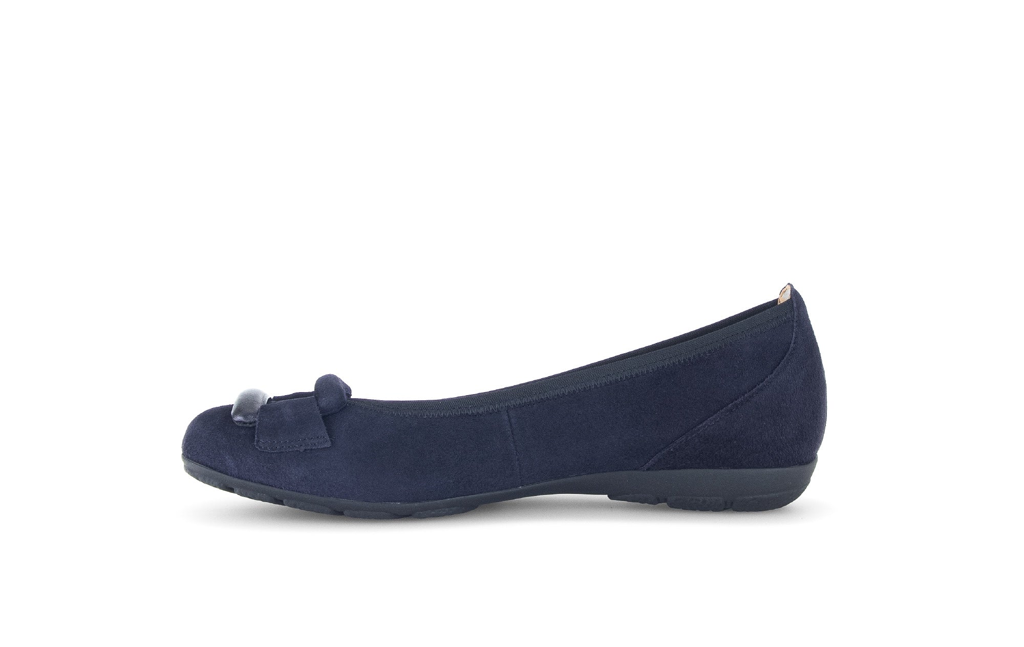 Ballerines bleues en cuir velours - Image 2