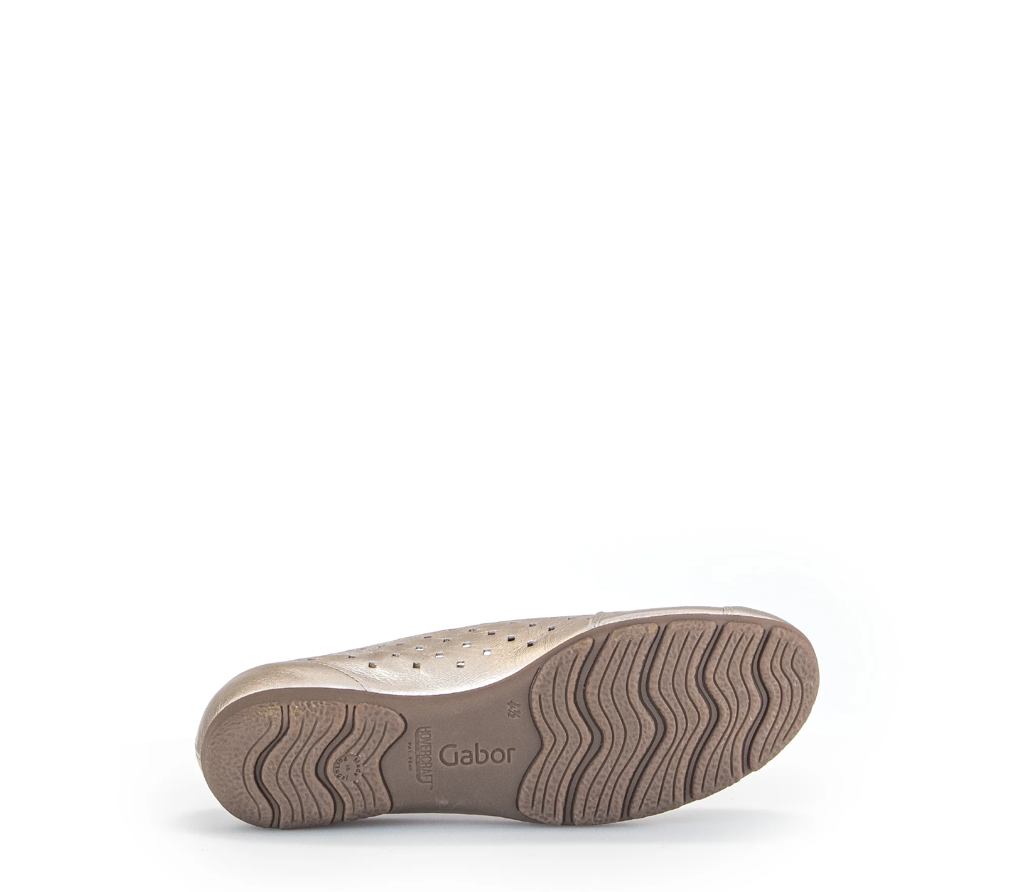 Ballerines dorées en cuir métallisé - Image 6