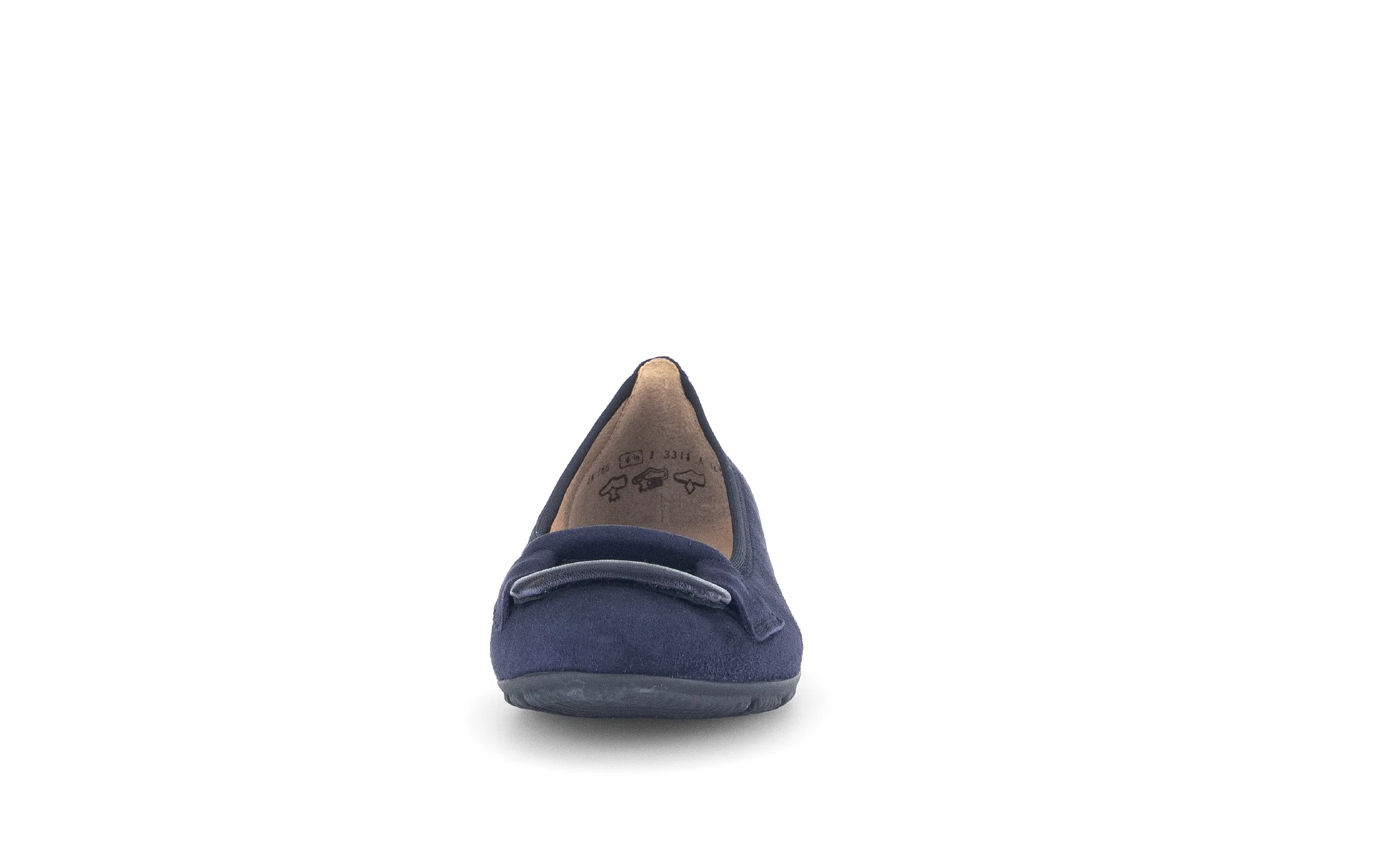 Ballerines marine en combinaison cuirs - Image 4