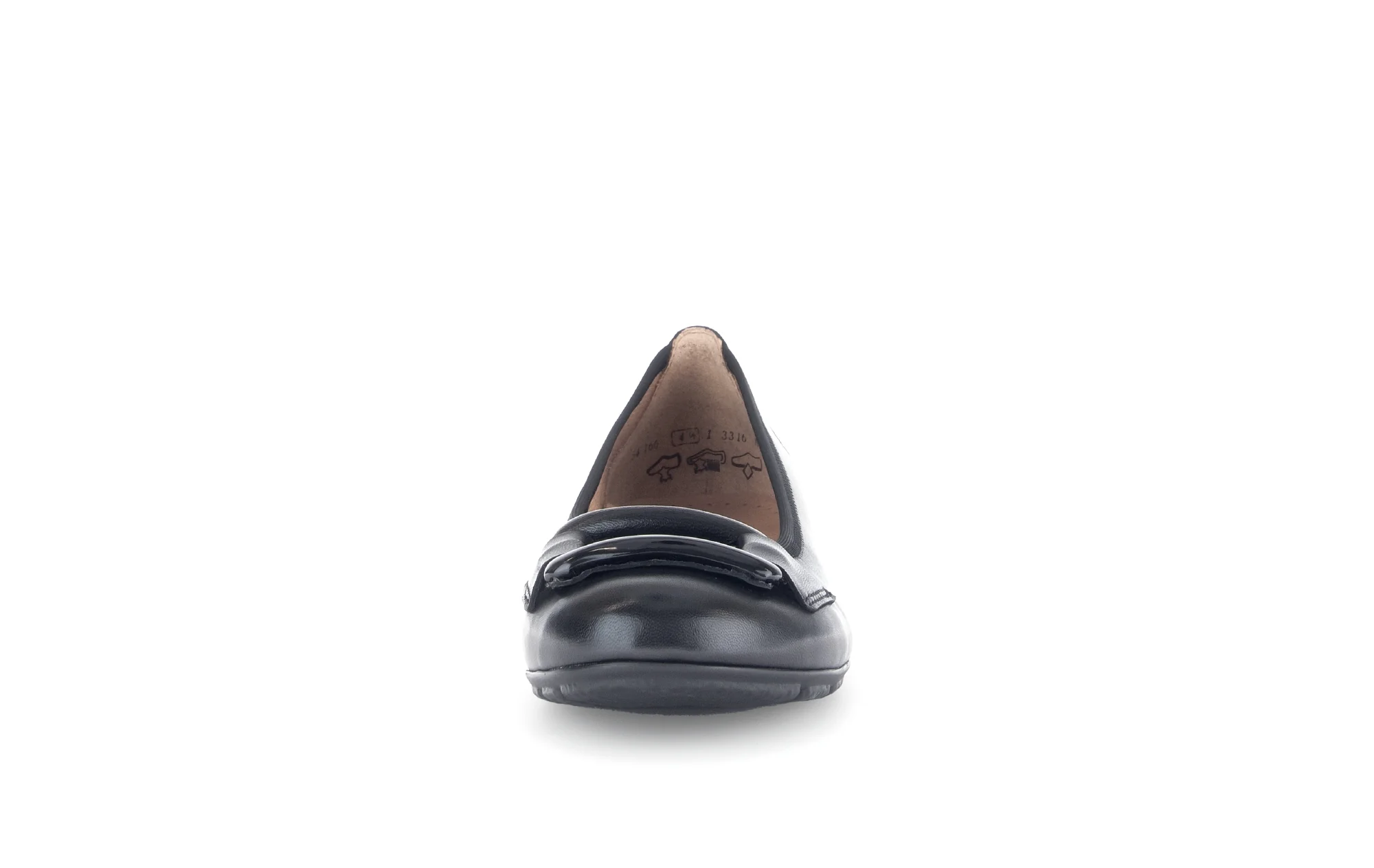 Ballerines noires en cuir lisse - Image 5