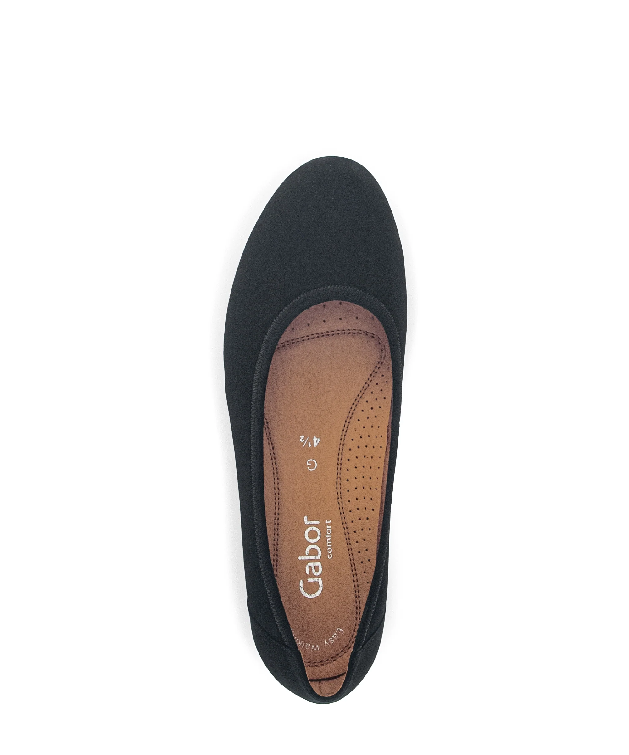 Ballerines noires en cuir nubuk - Image 6