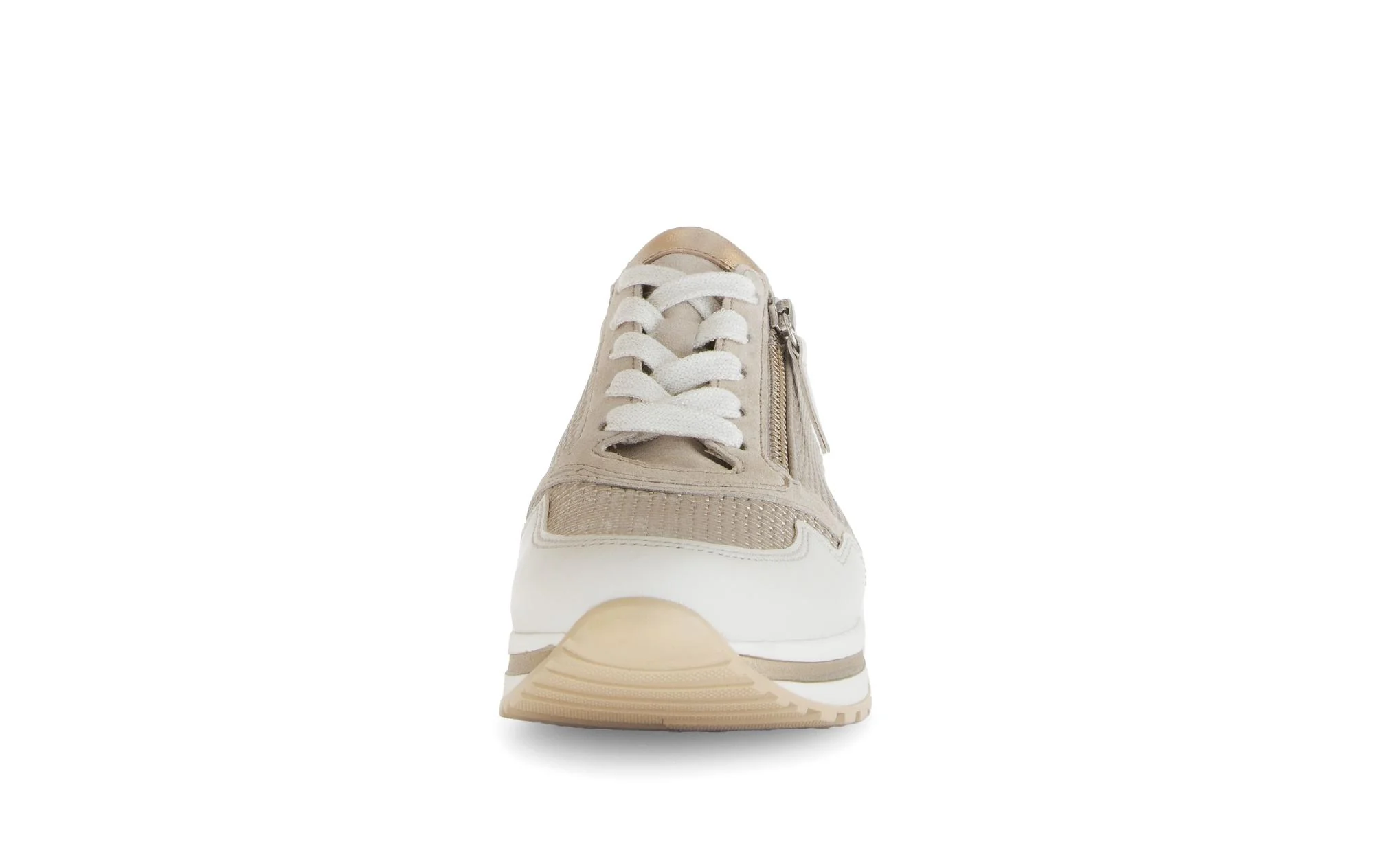 Baskets argentées en cuir - Image 5