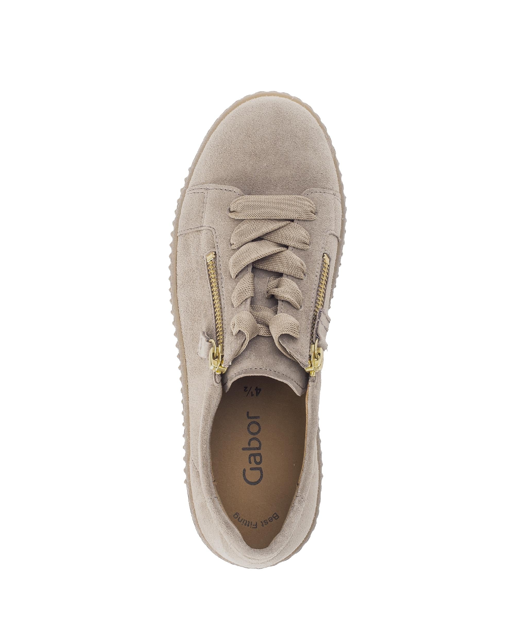 Baskets beiges en nubuck - Image 3