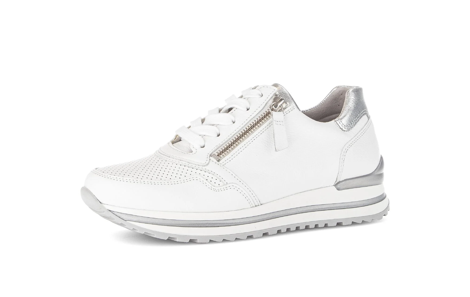 Baskets blanches en cuir - Image 6