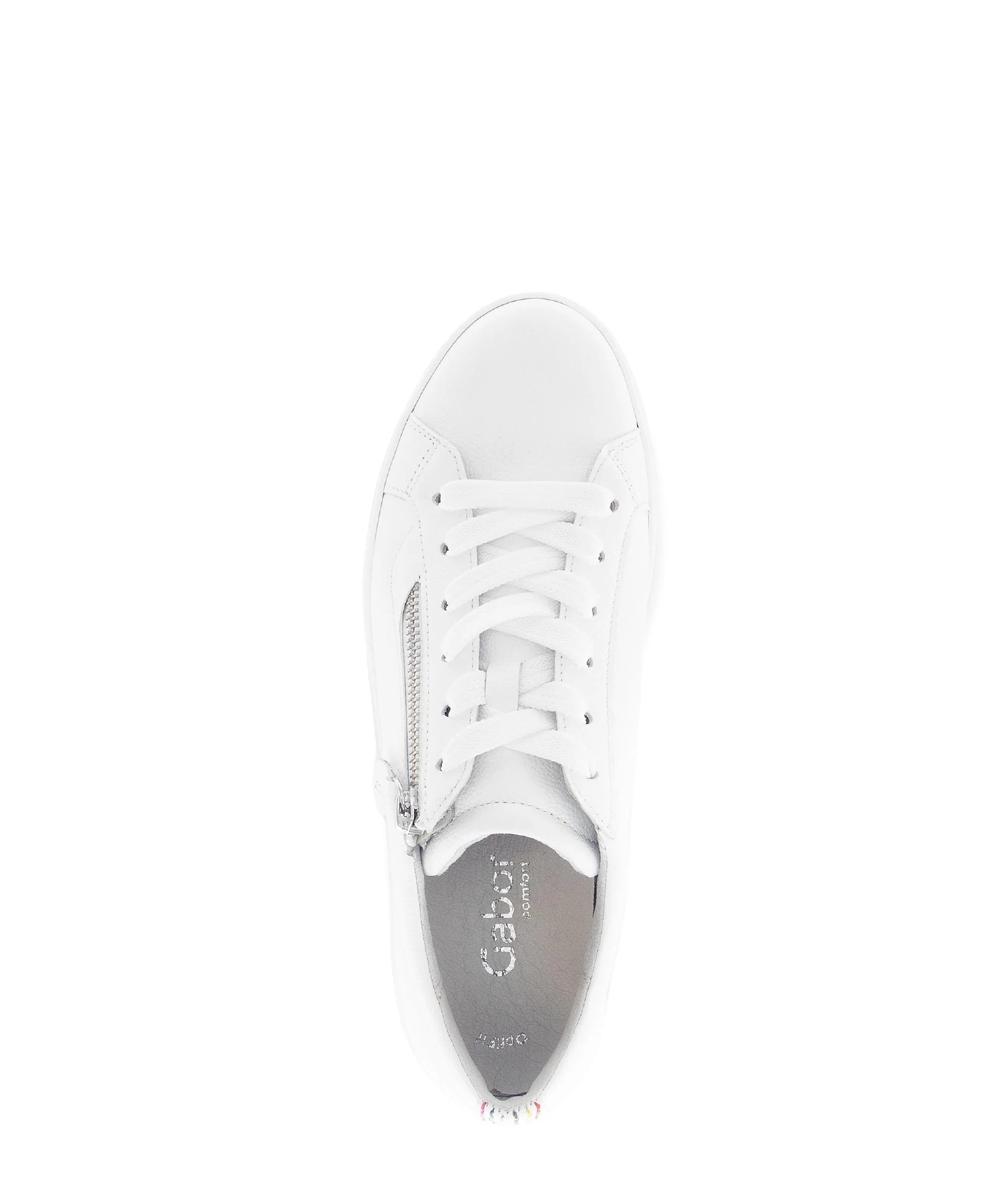 Baskets blanches en cuir - Image 3