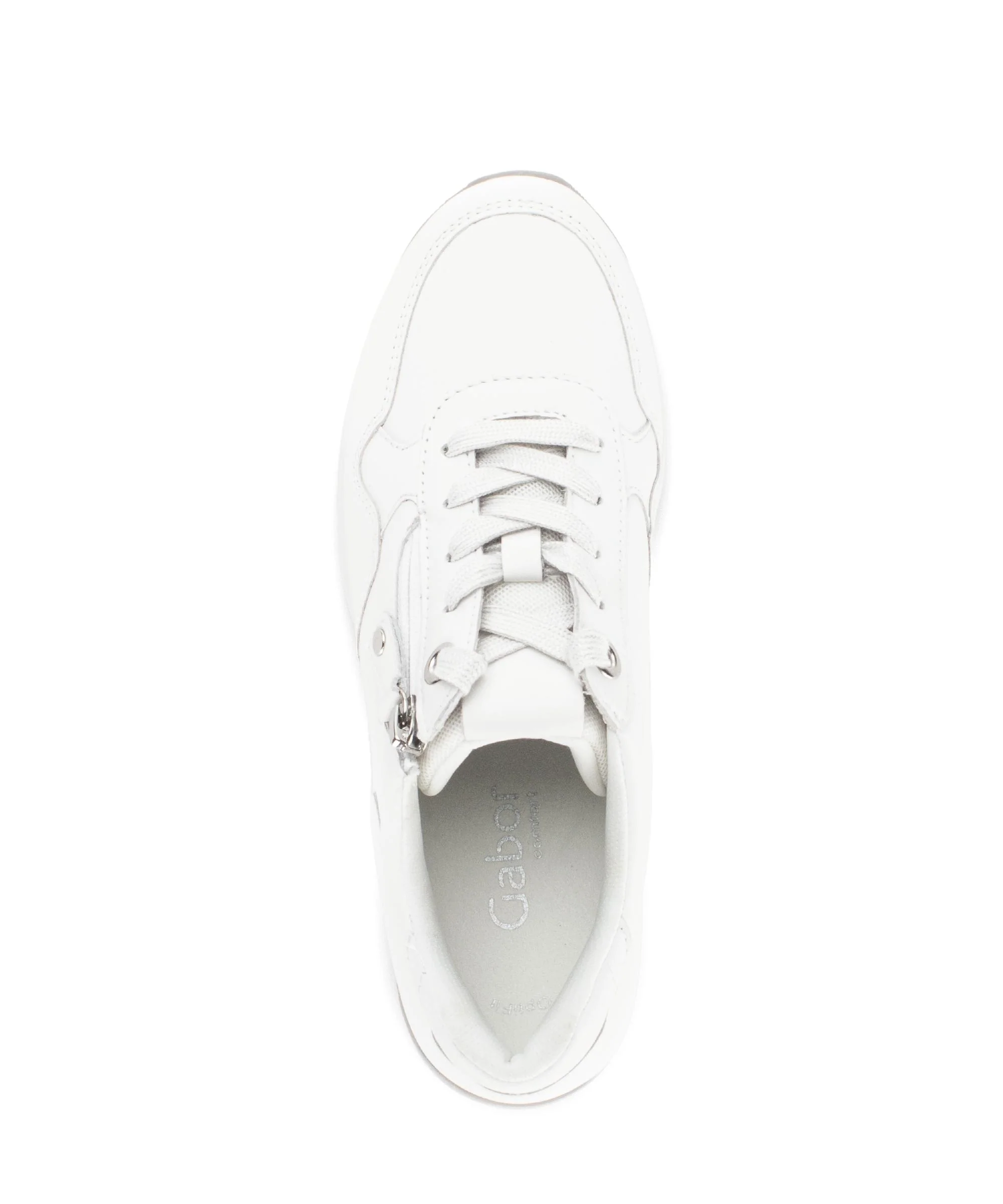 Baskets blanches en cuir - Image 3