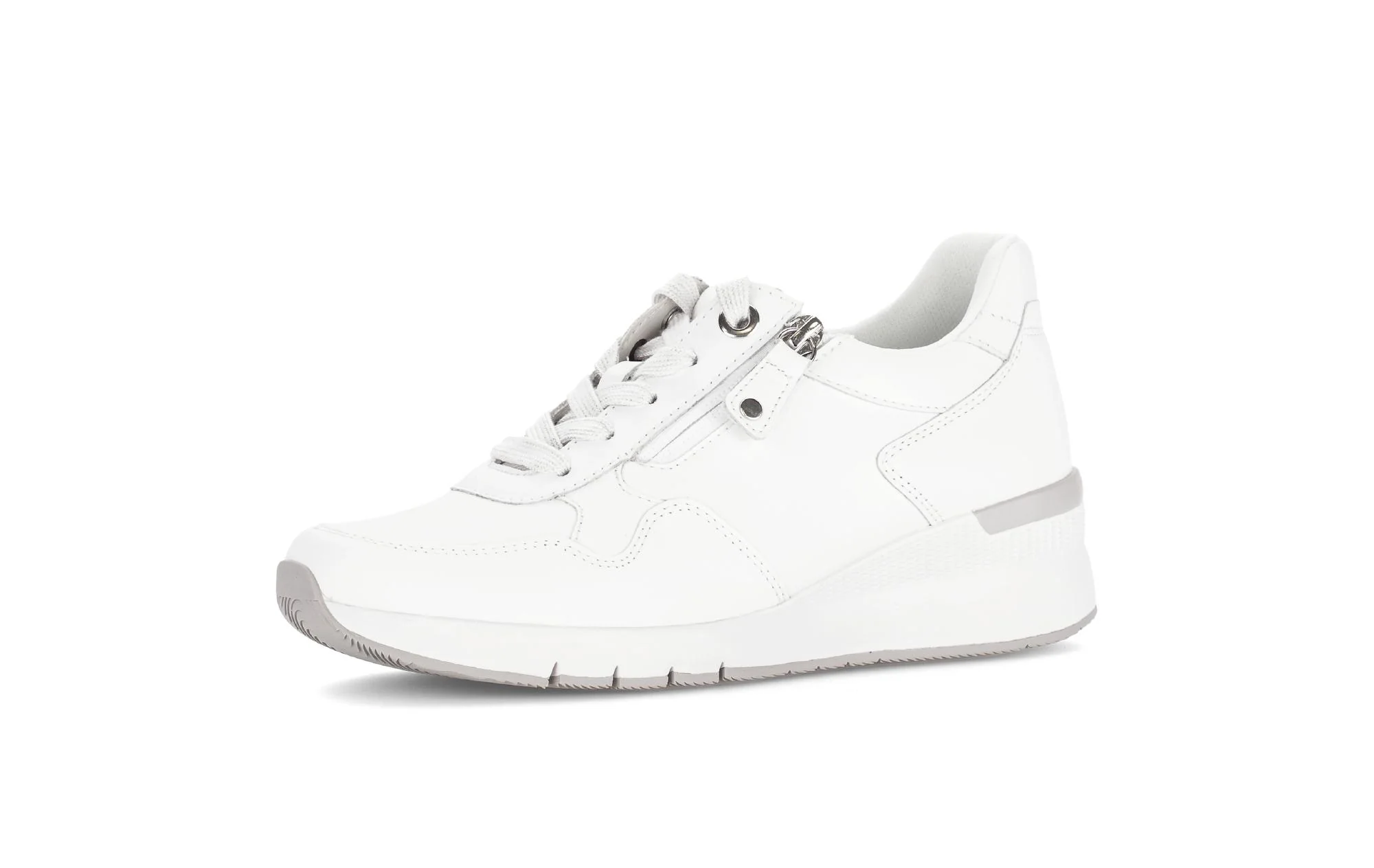 Baskets blanches en cuir - Image 6