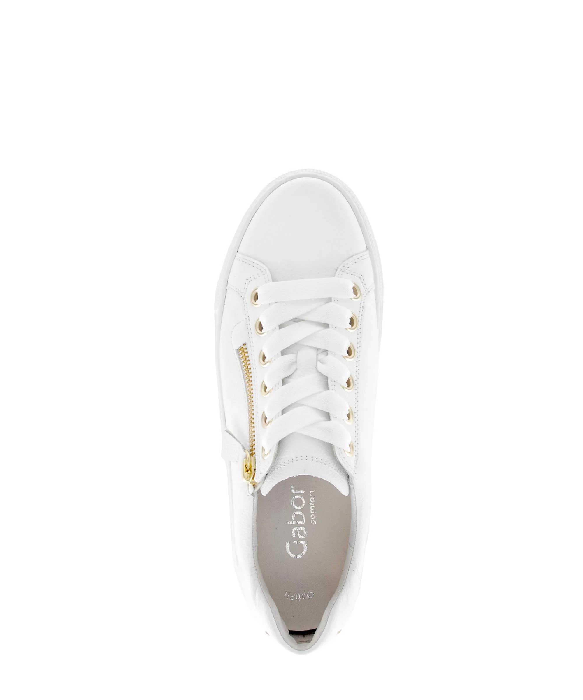 Baskets blanches en cuir - Image 3