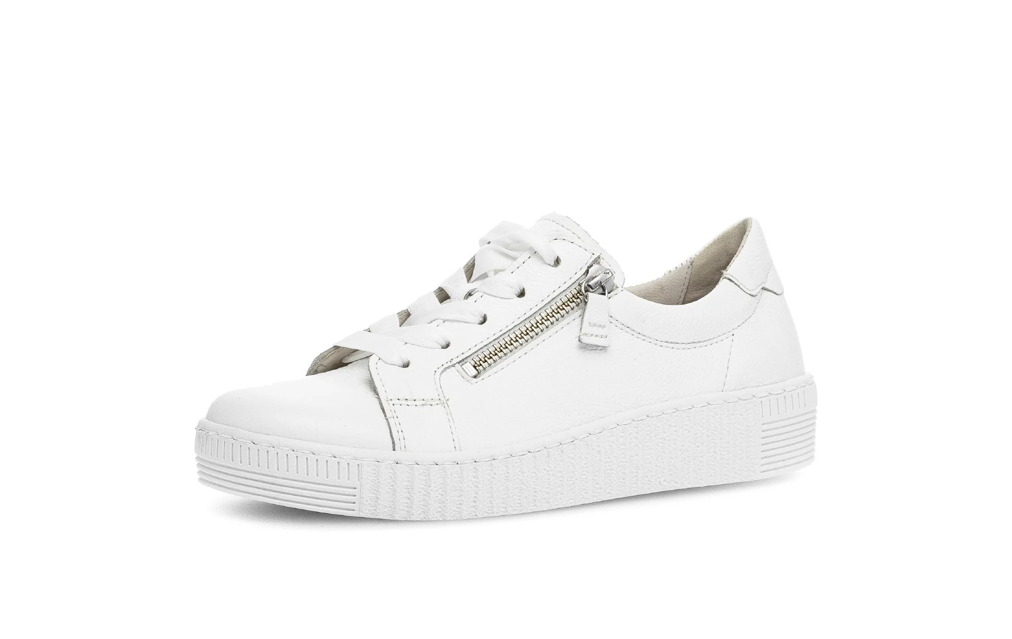 Baskets blanches en cuir - Image 6