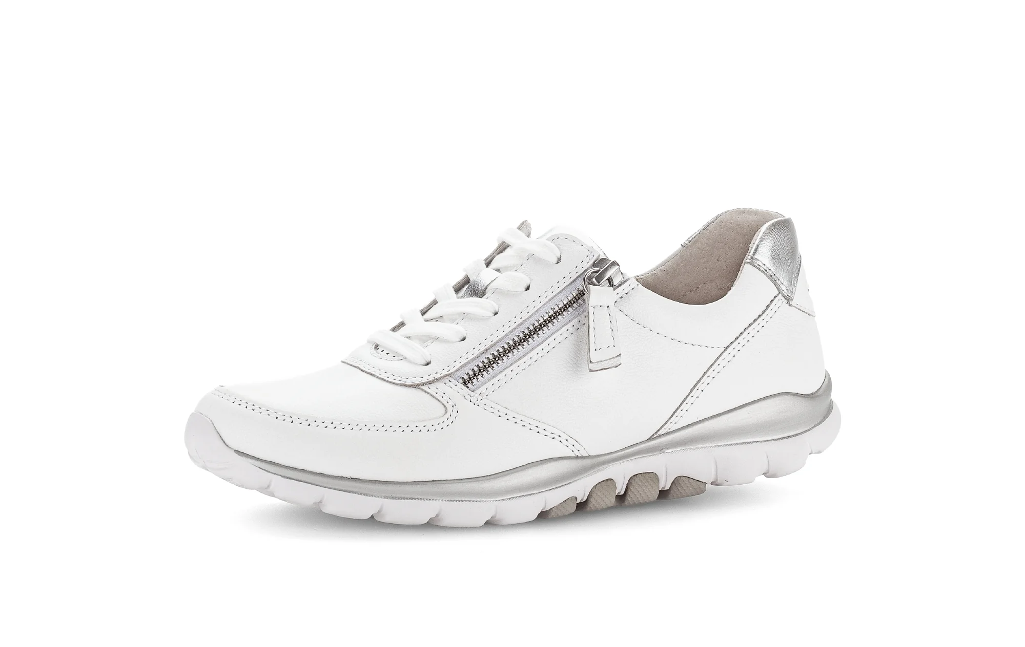 Baskets blanches en cuir - Image 6