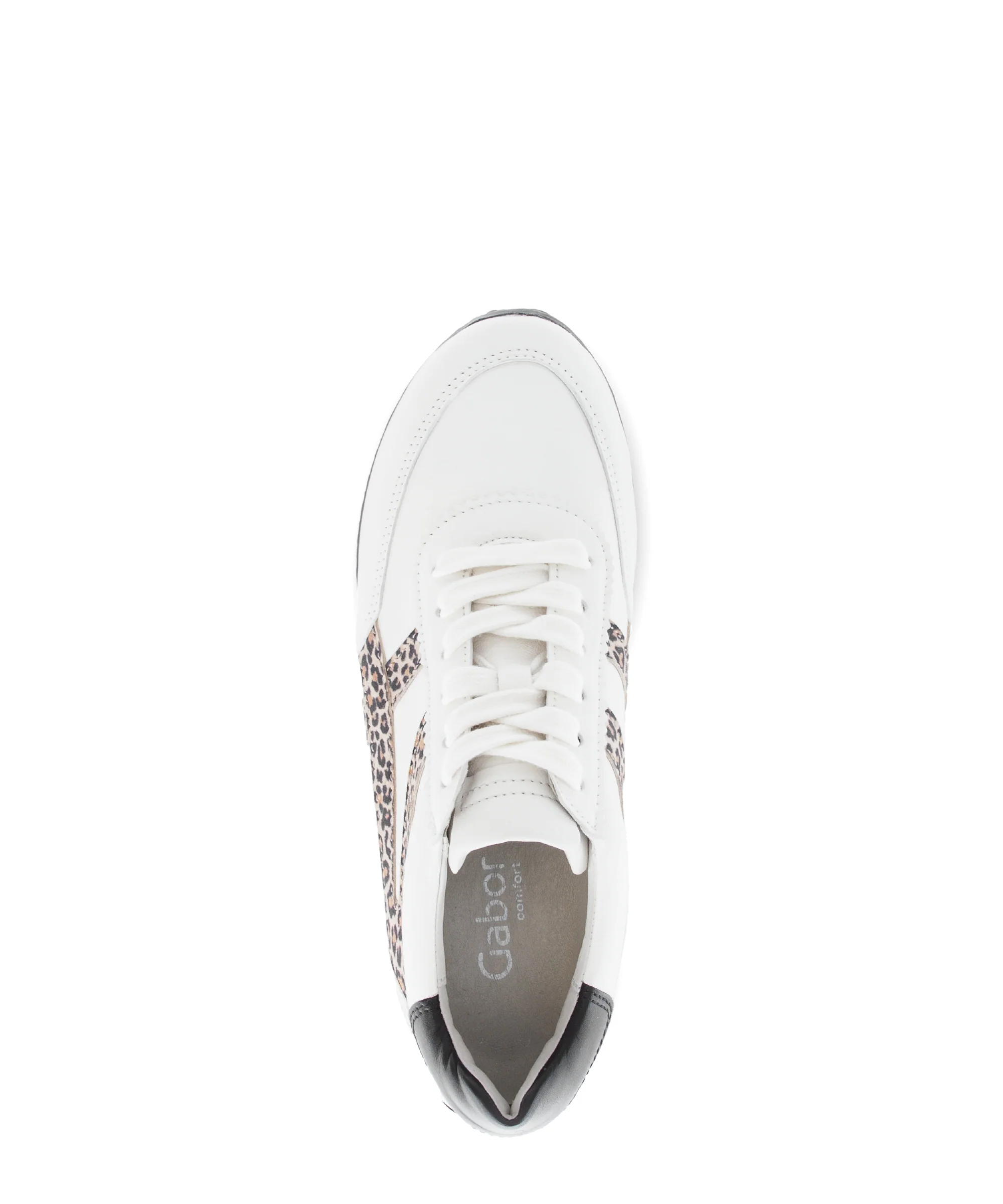 Baskets blanches en cuir - Image 3