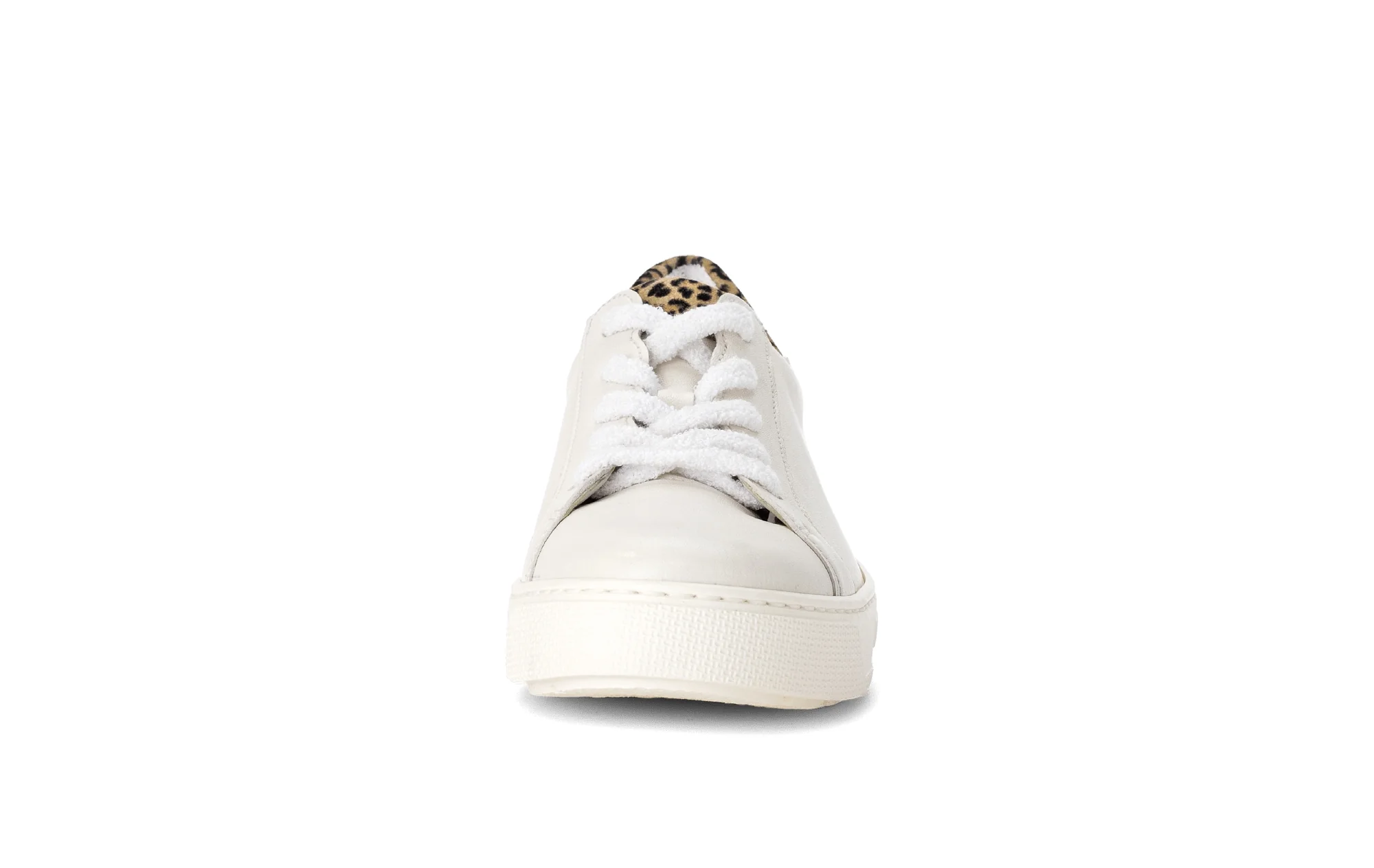 Baskets blanches en cuir - Image 5
