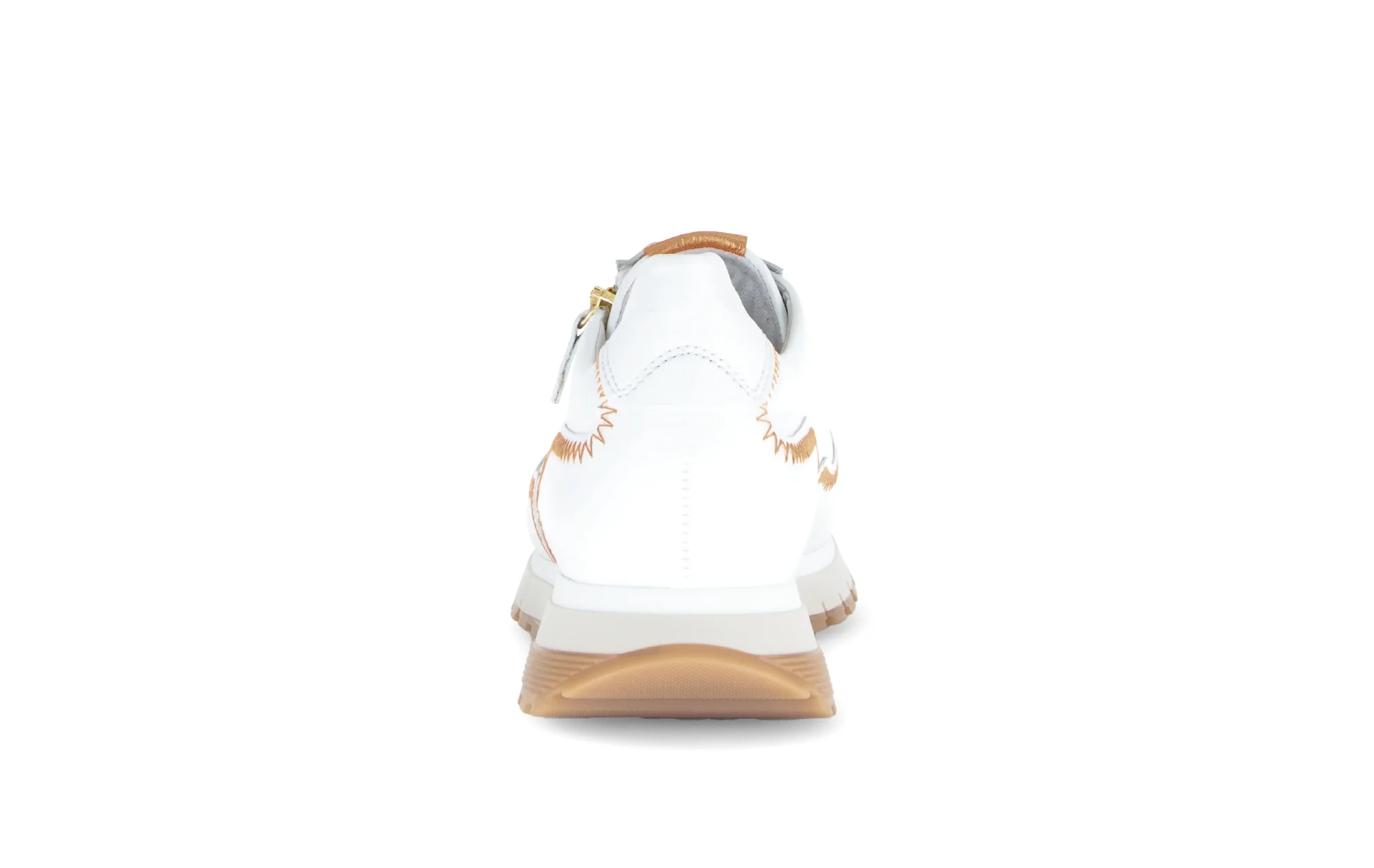 Baskets blanches en cuir lisse - Image 4