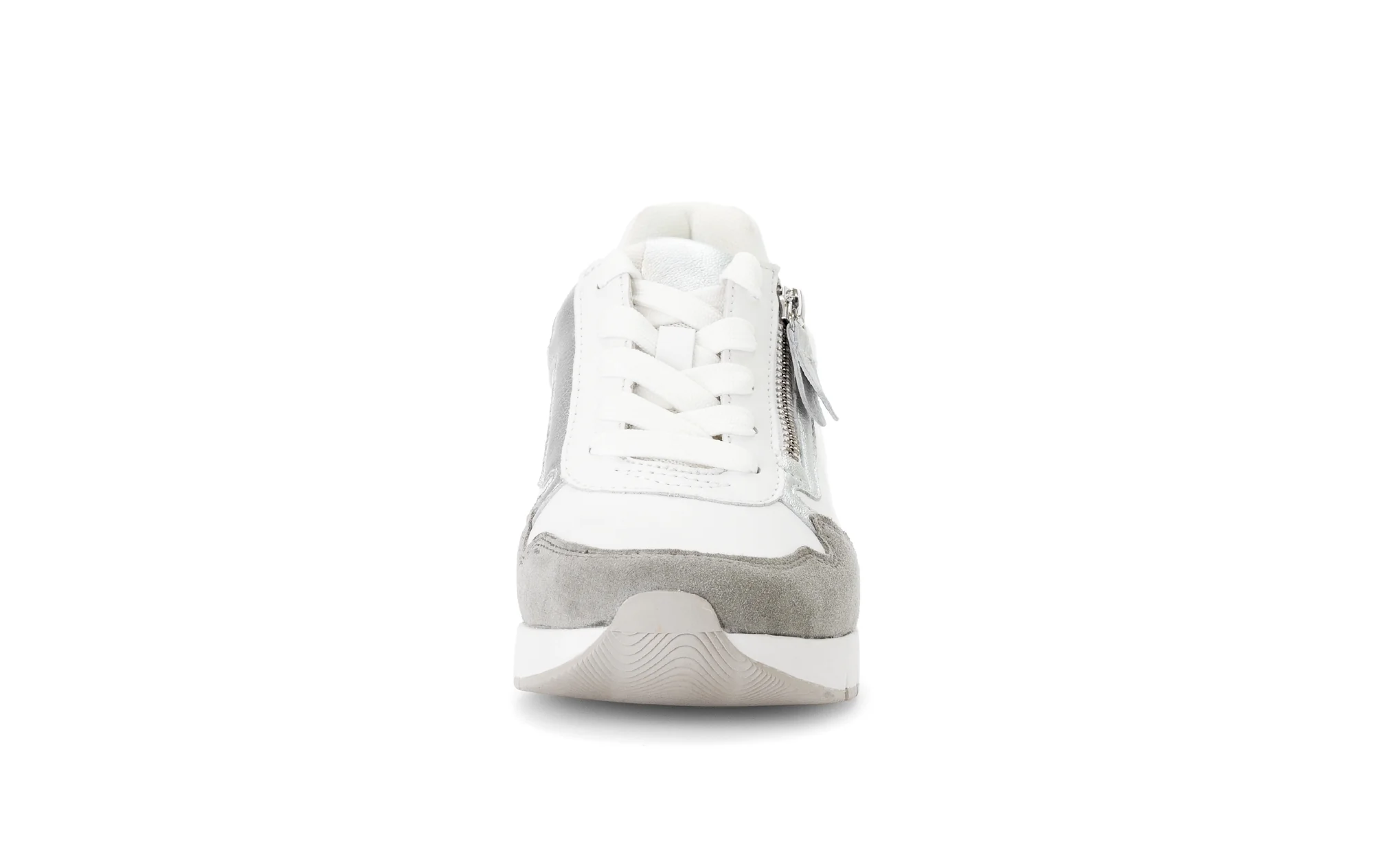 Baskets blanches en cuir lisse - Image 5