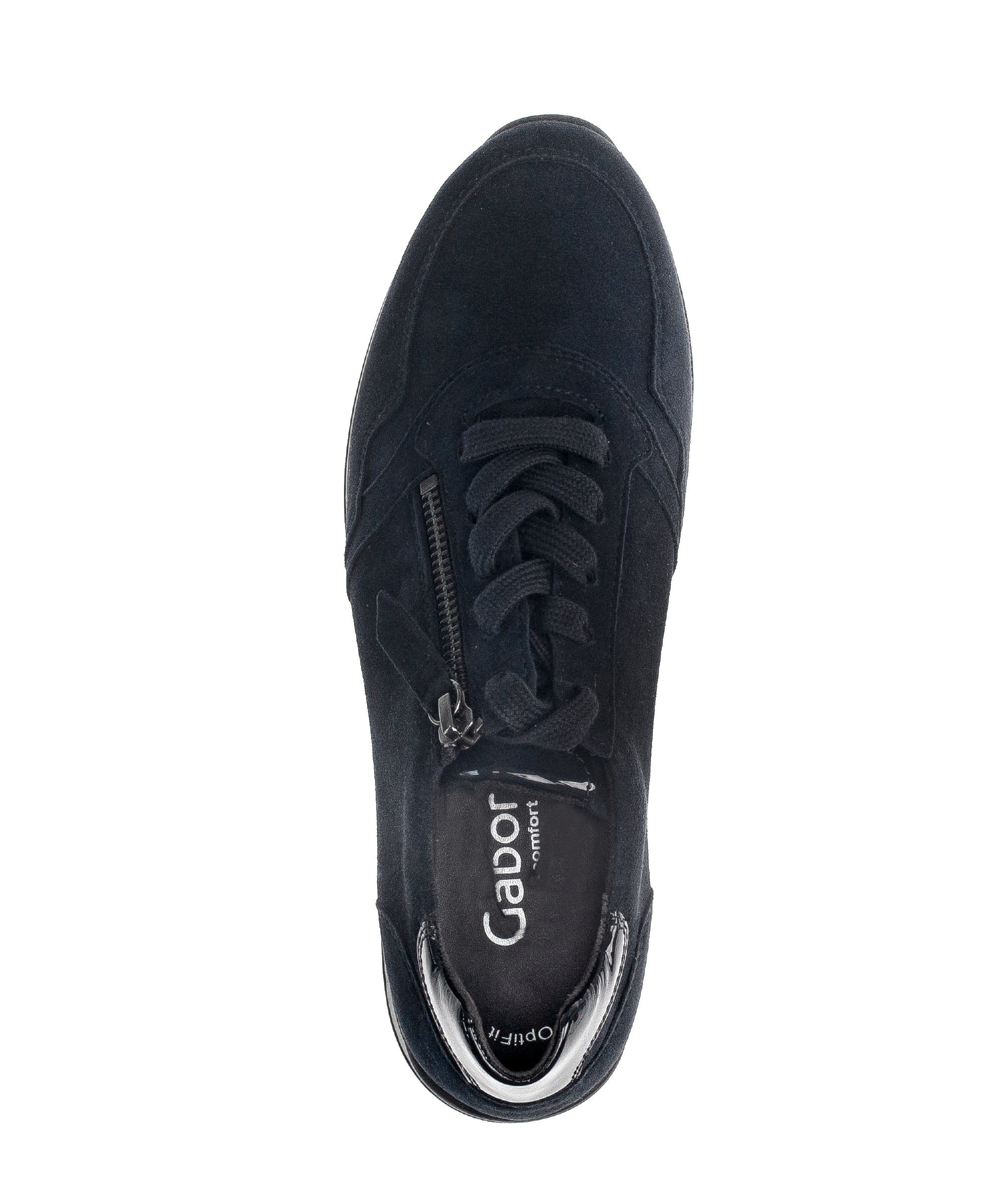 Baskets bleues en cuir - Image 3
