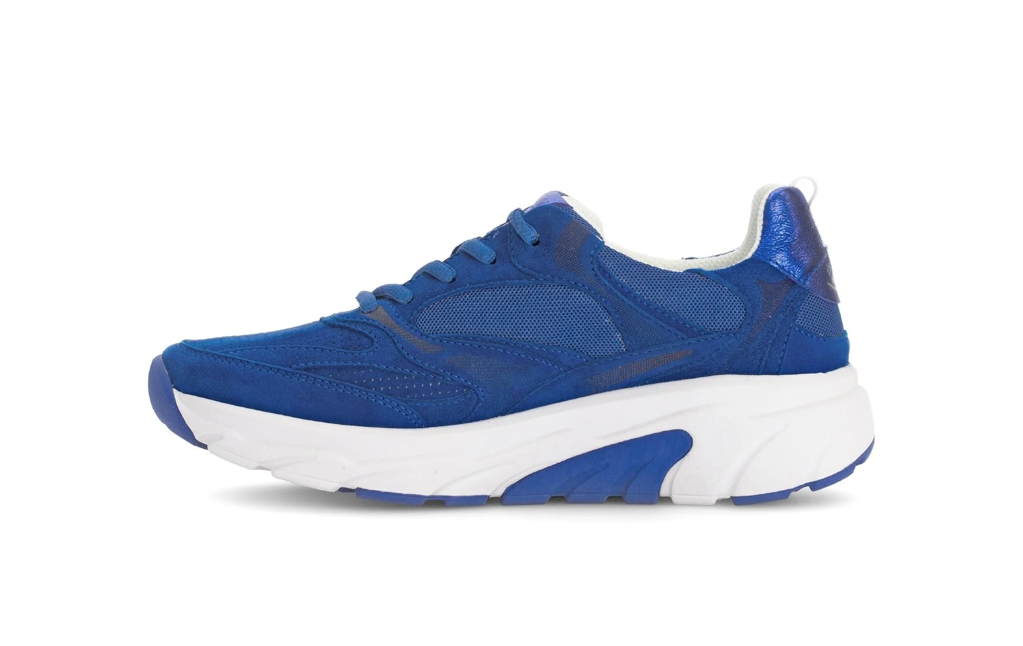 Baskets Rolling Soft bleues en nubuck et textile - Image 2