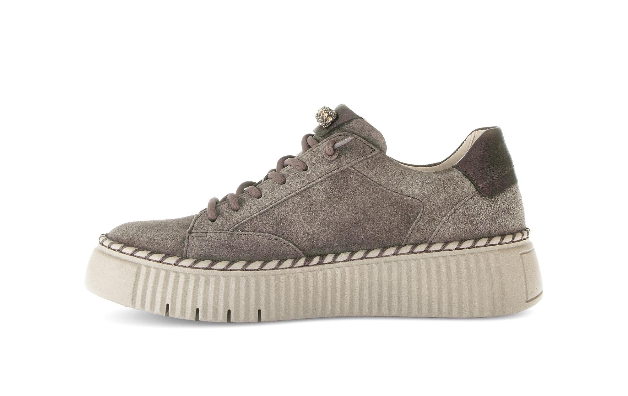 Baskets marron en cuir - Image 2