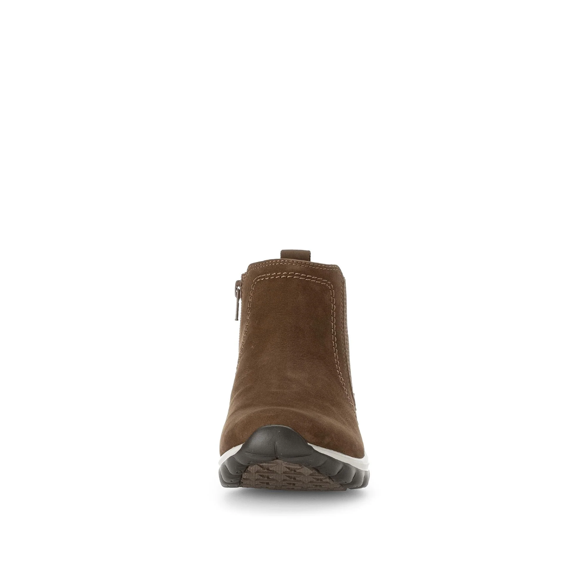 Bottines marron en cuir - Image 5