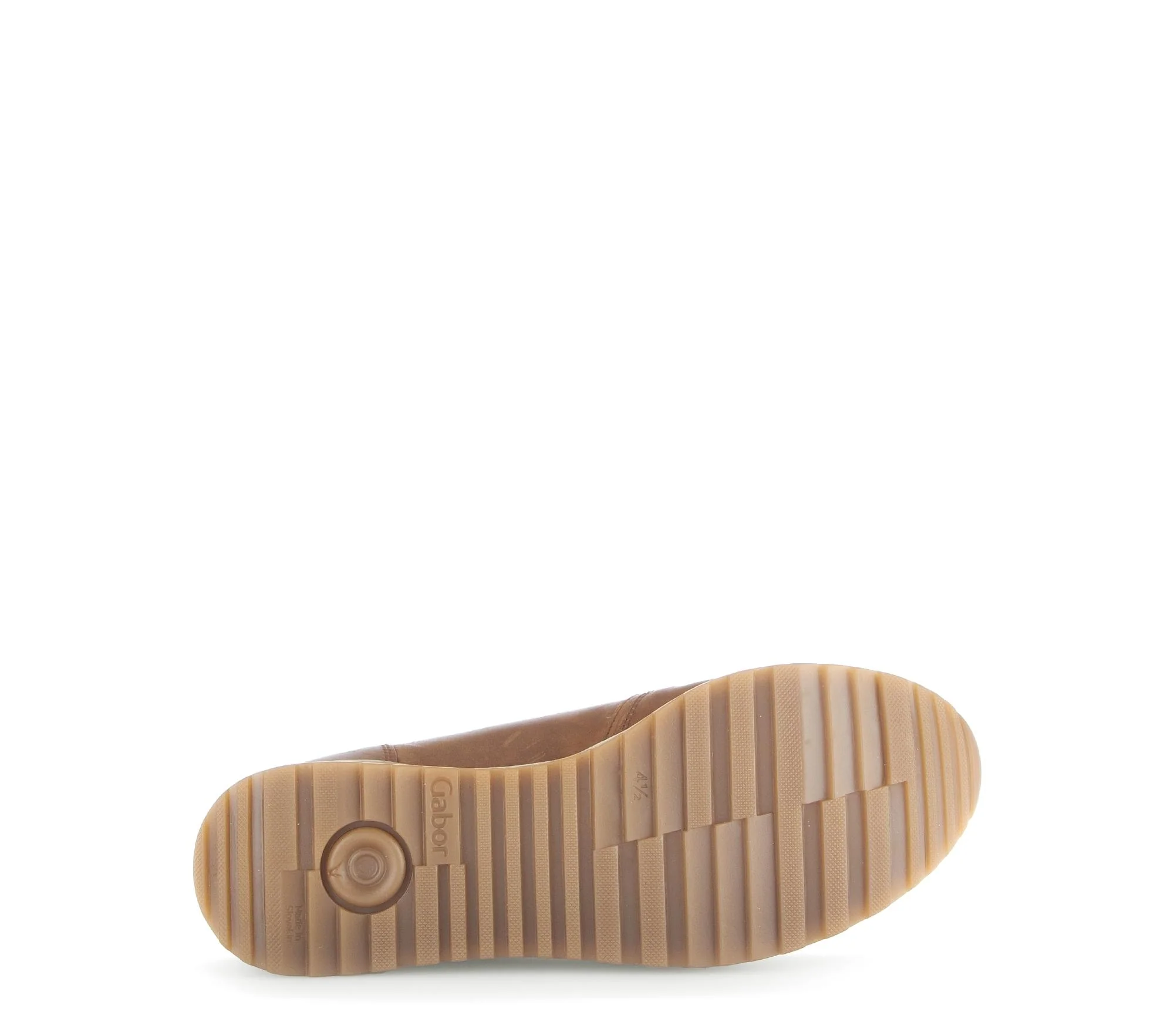 Baskets marron en cuir lisse - Image 7