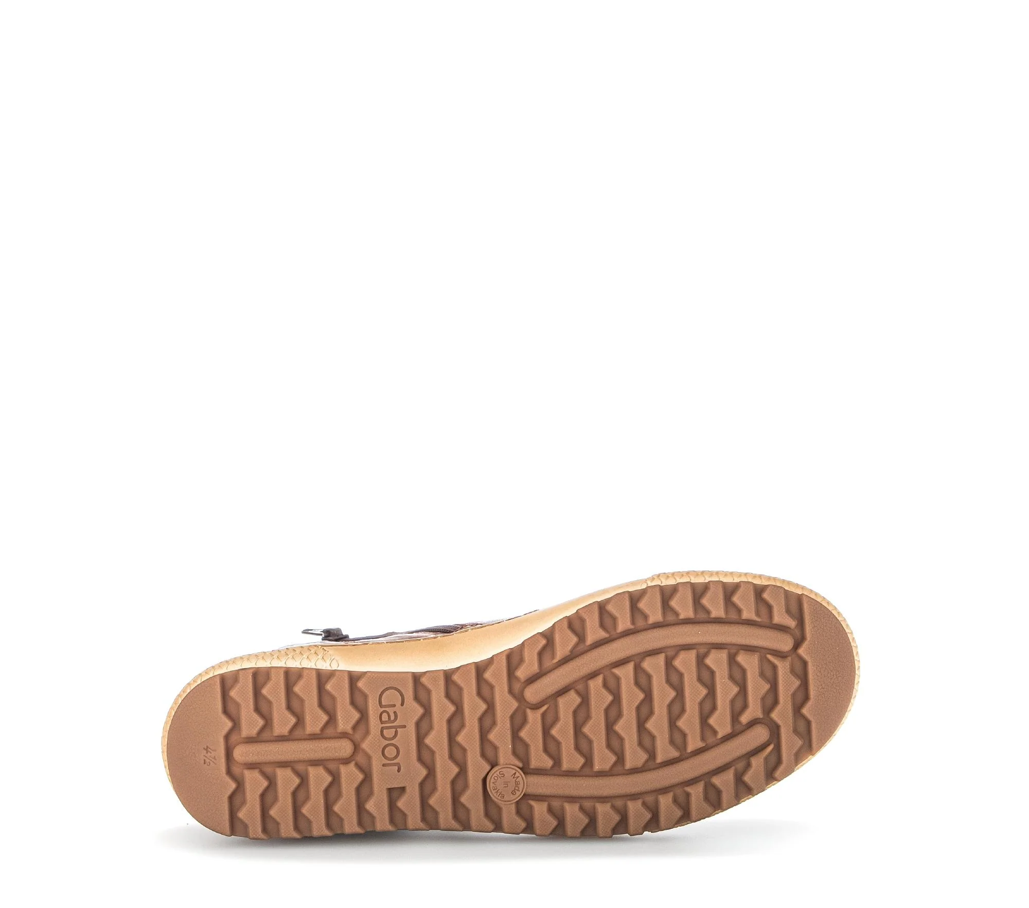Baskets montantes marron en cuir gras - Image 7