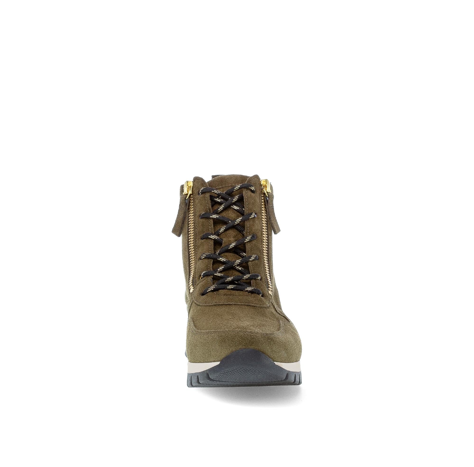 Baskets montantes kaki en nubuck - Image 5