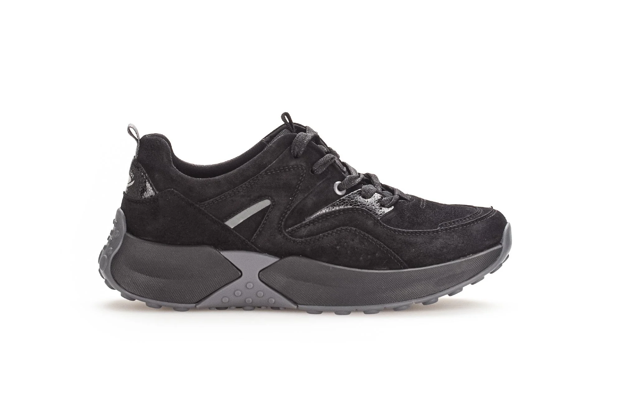 Baskets noires en cuir