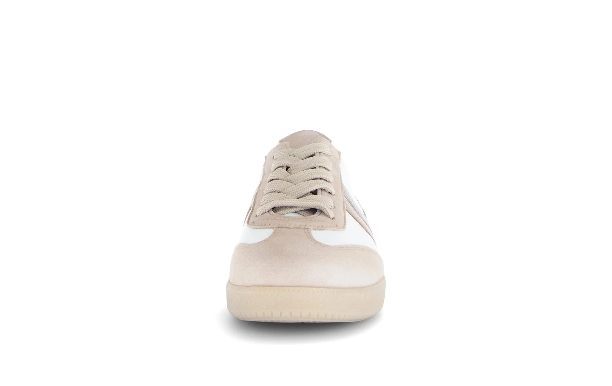 Baskets rose poudré en cuir et nubuck - Image 5