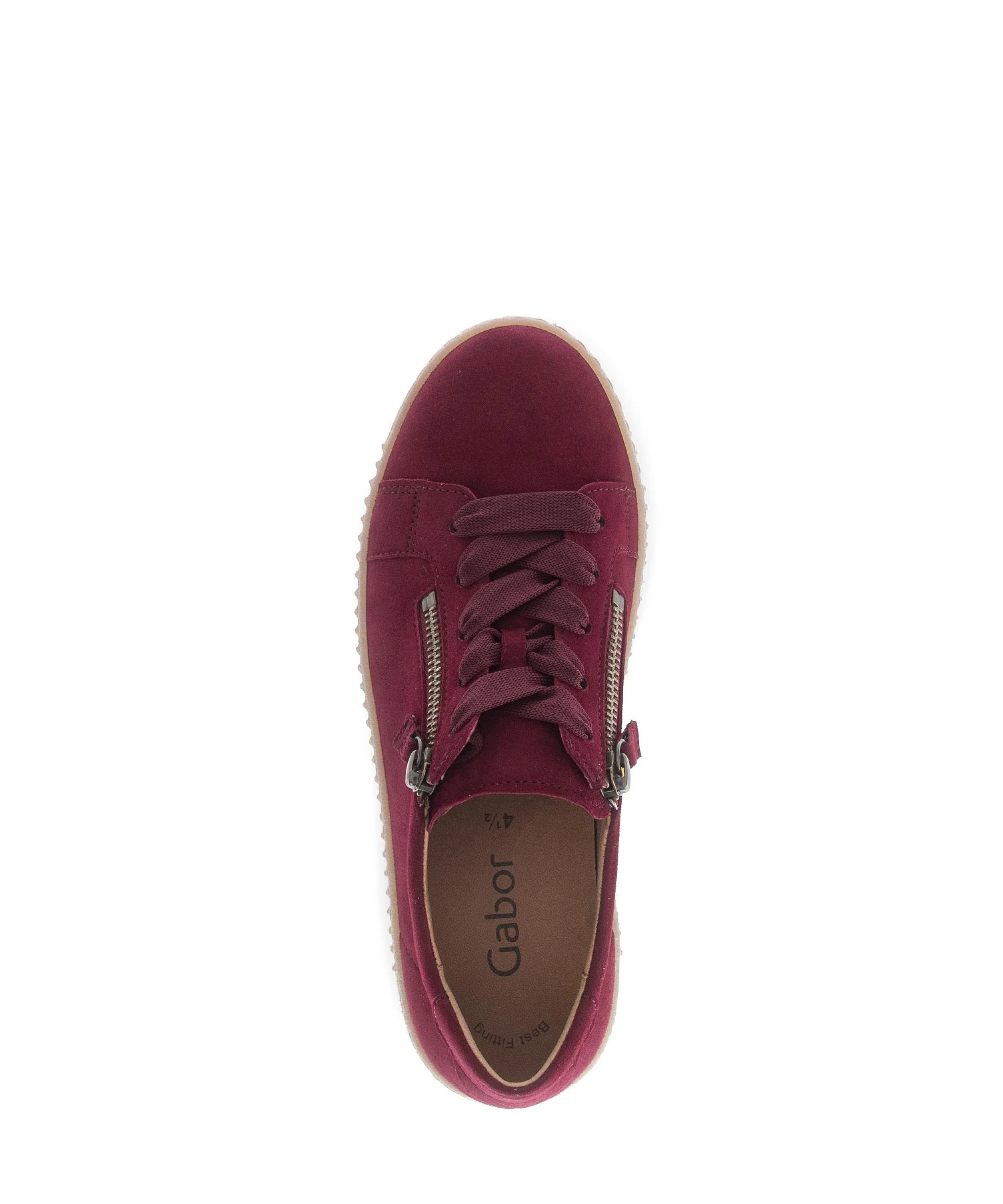 Baskets rouges en Nubuck - Image 3