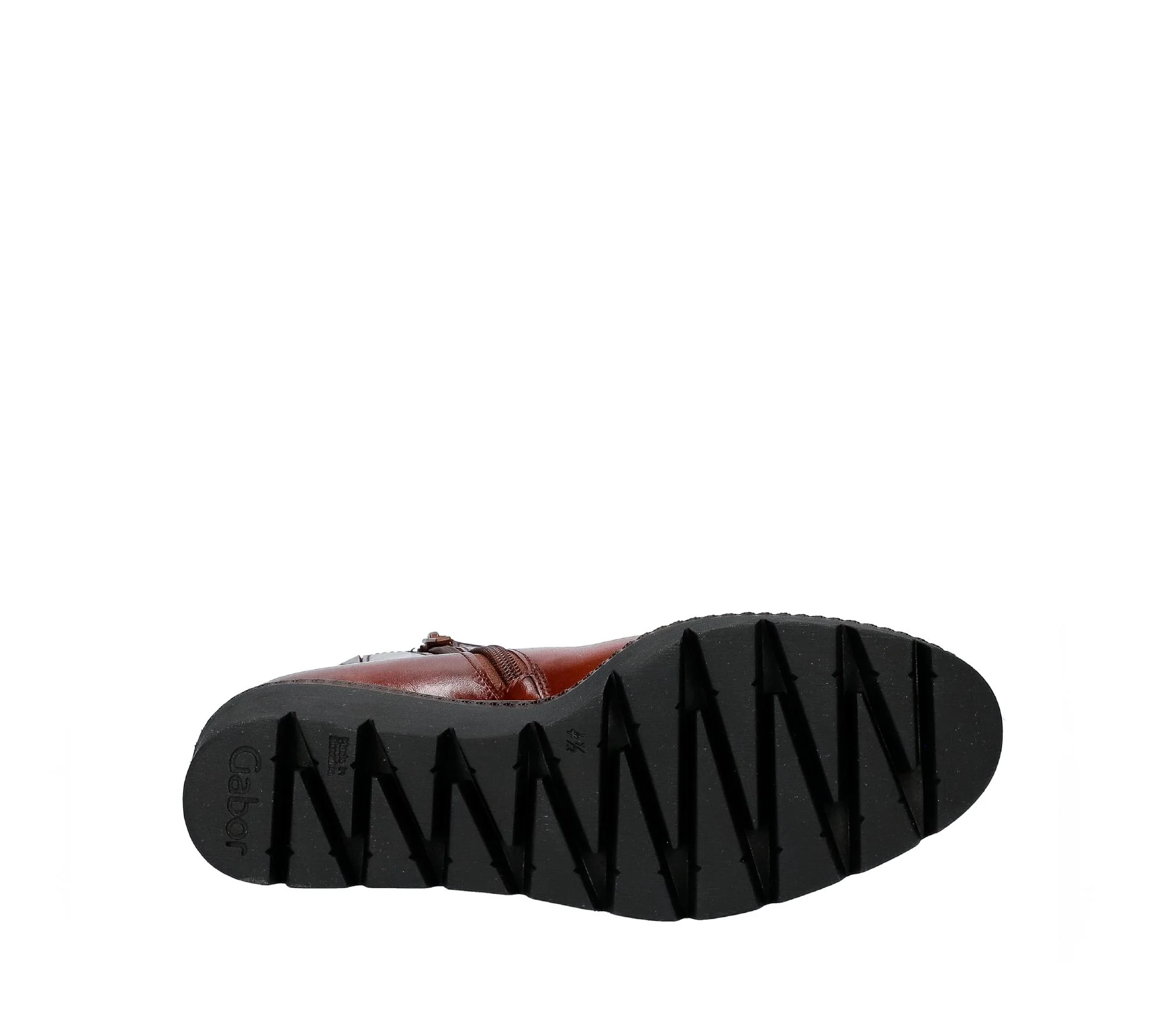 Bottines marron en cuir lisse - Image 7