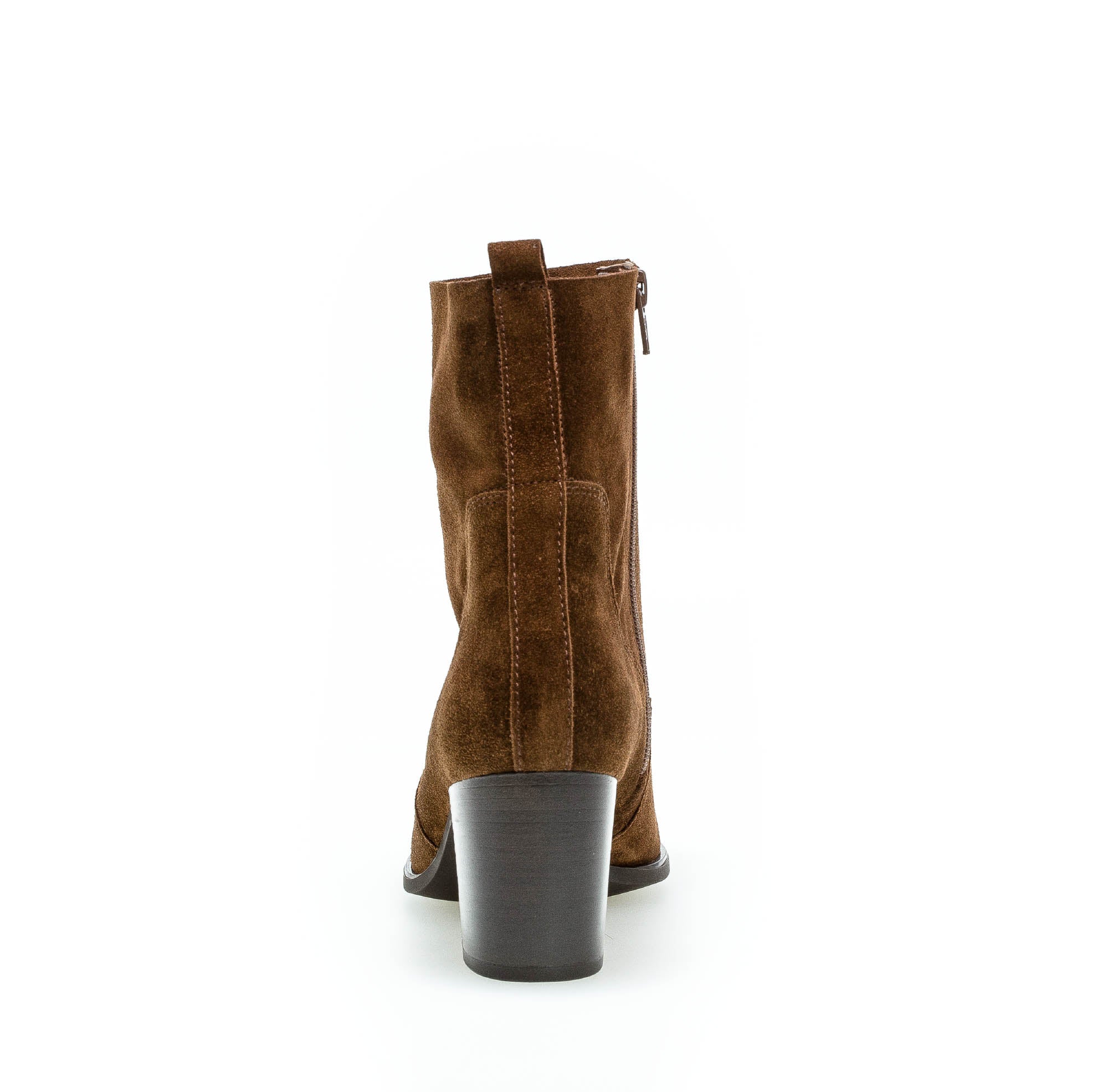 Bottines marron en velours - Image 5