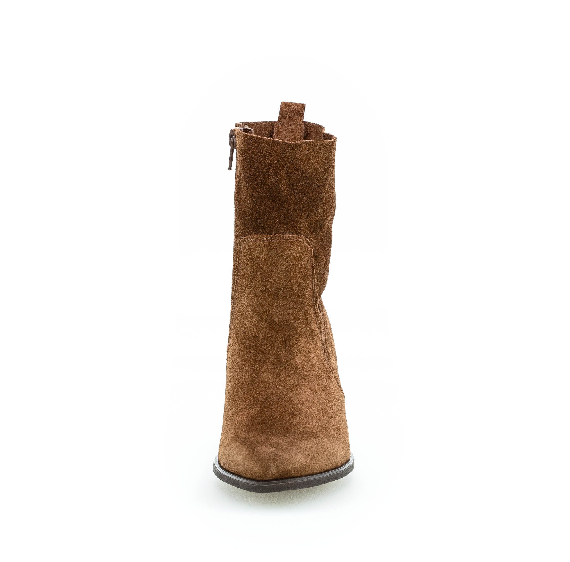 Bottines marron en velours - Image 6