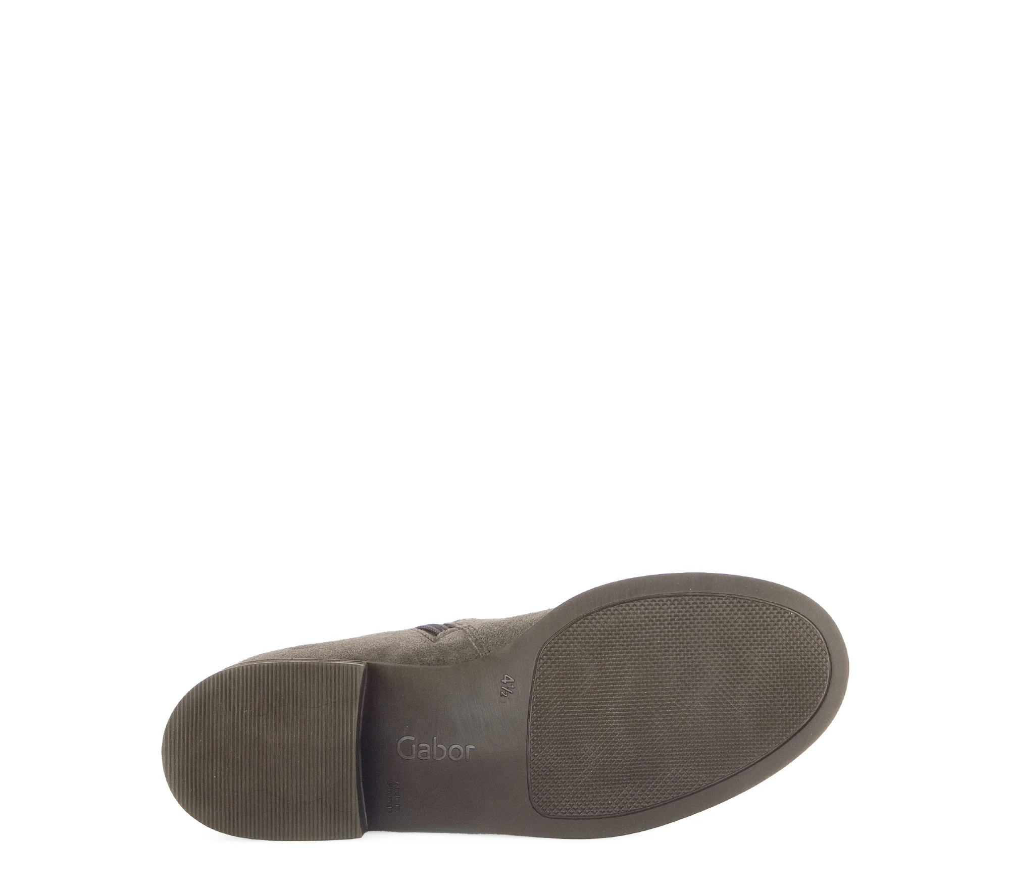 Bottines Mids taupes en cuir velours - Image 7