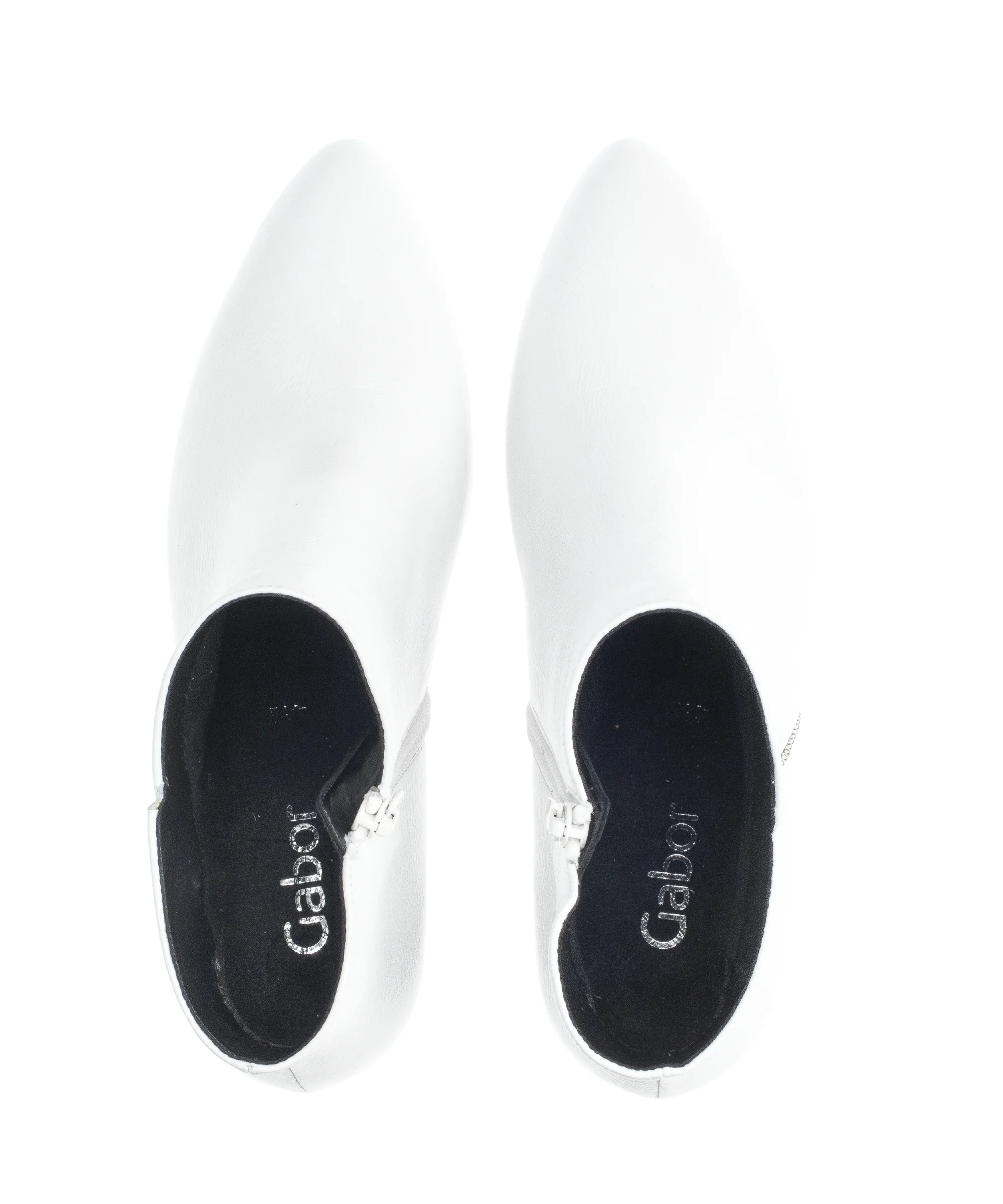 Bottines modernes blanches en cuir - Image 5
