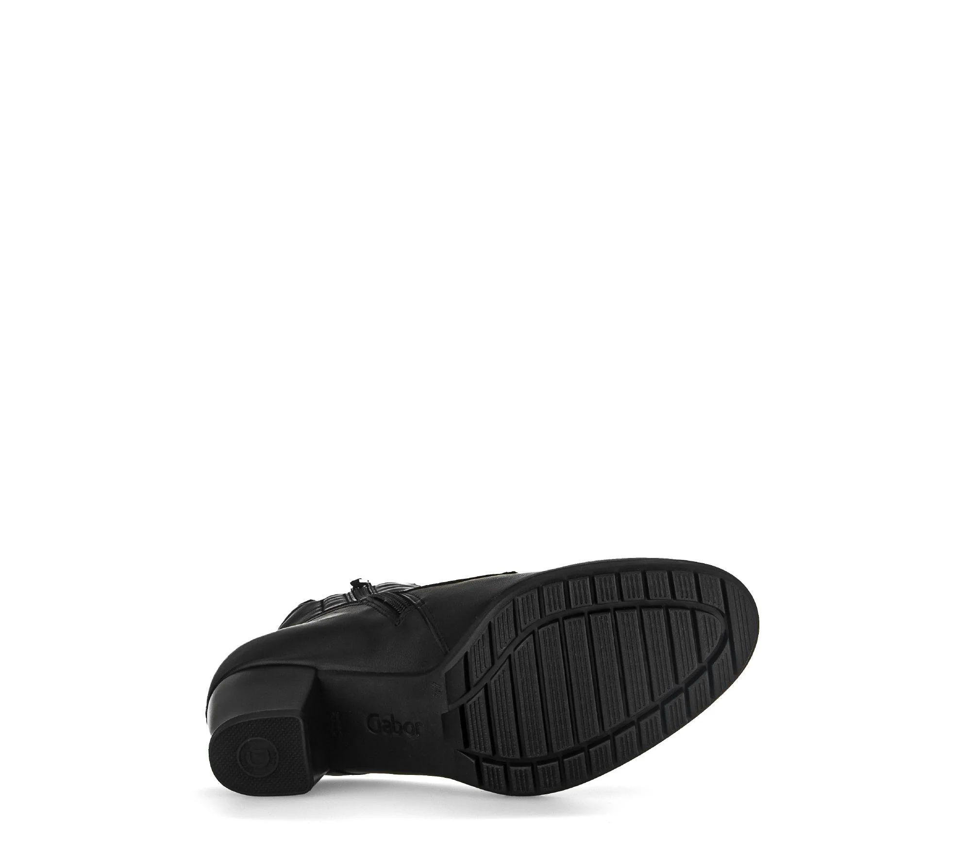 Bottines noires en cuir lisse - Image 7