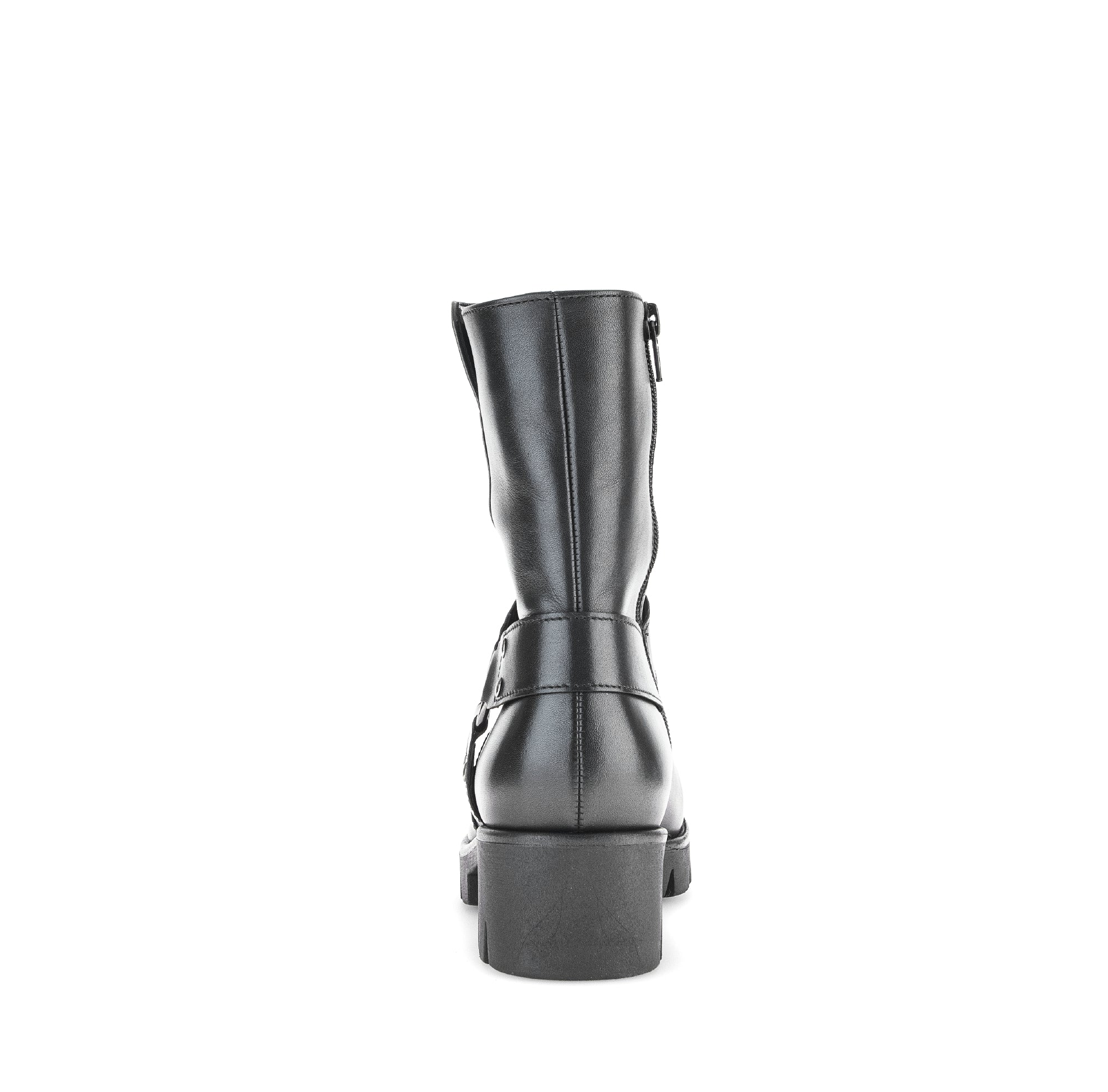 Bottines noires en cuir lisse - Image 5