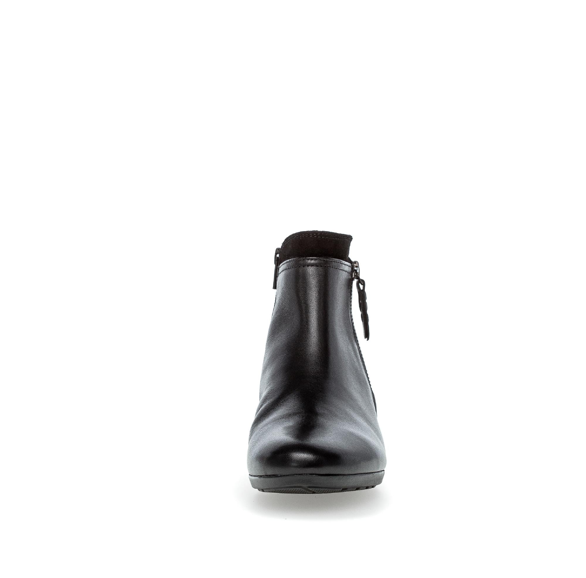 Bottines noires en cuir lisse - Image 5