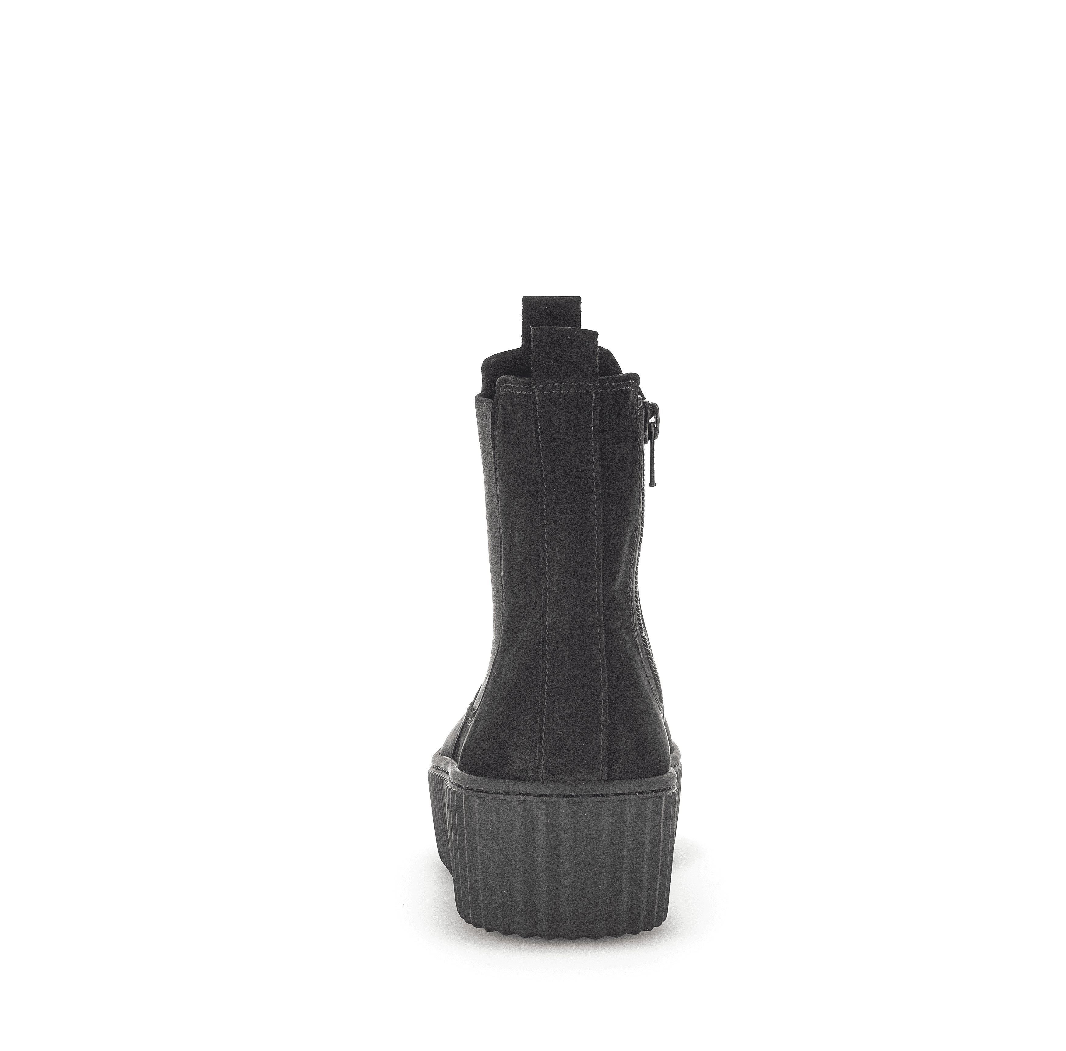 Bottines noires en microfibre - Image 3