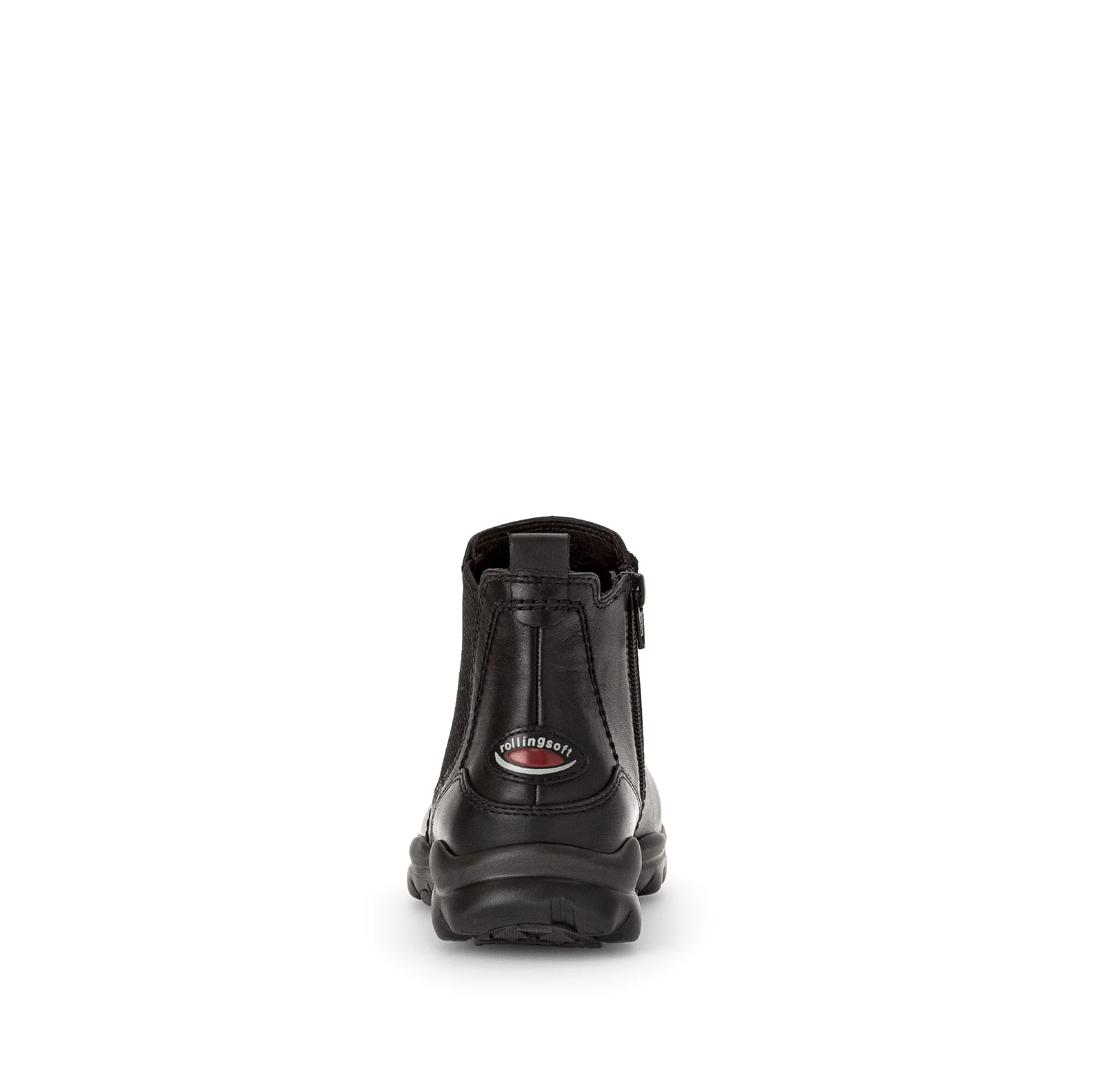 Bottines noirs en cuir lisse - Image 4