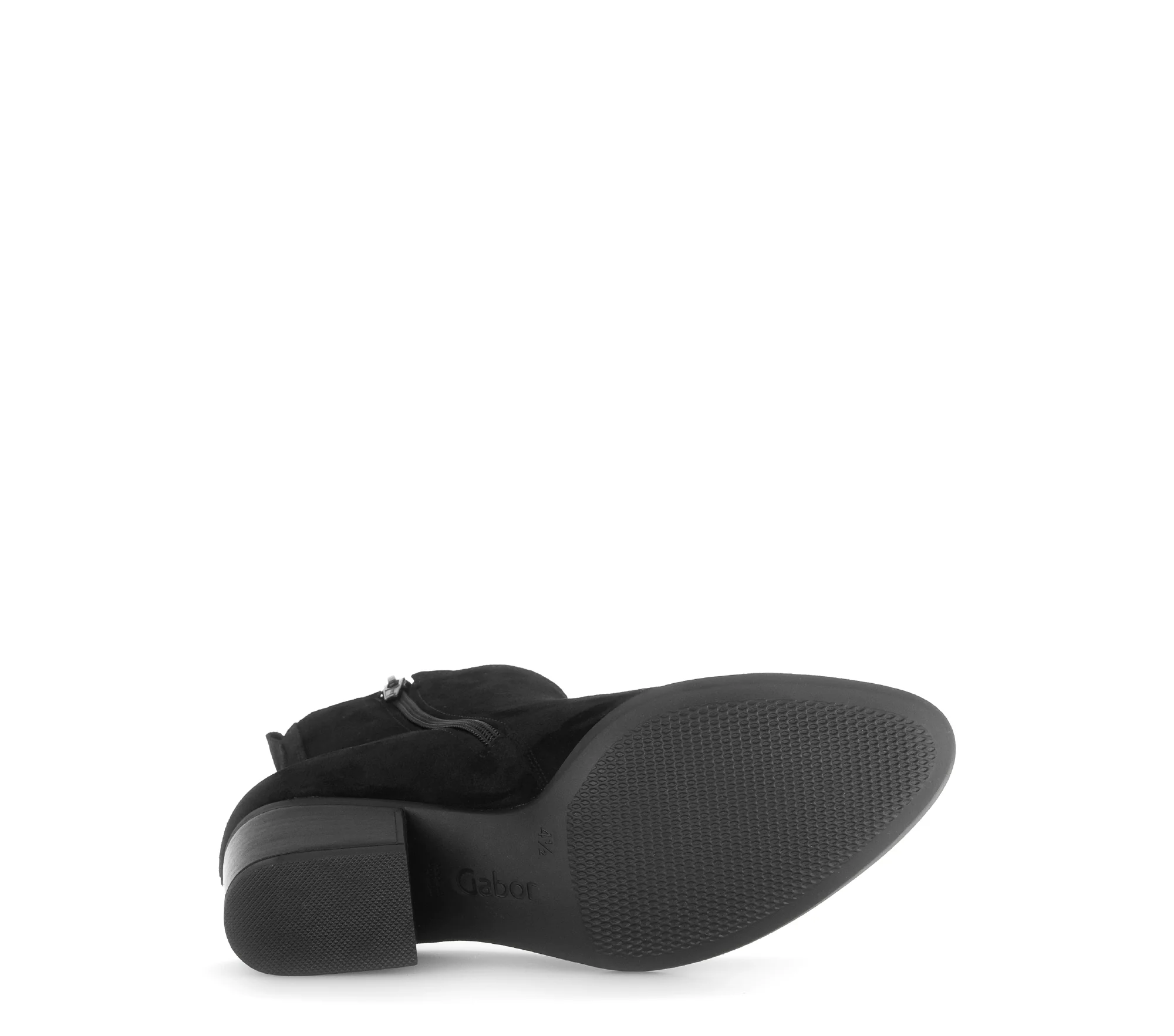 Bottines noirs en cuir velours - Image 7