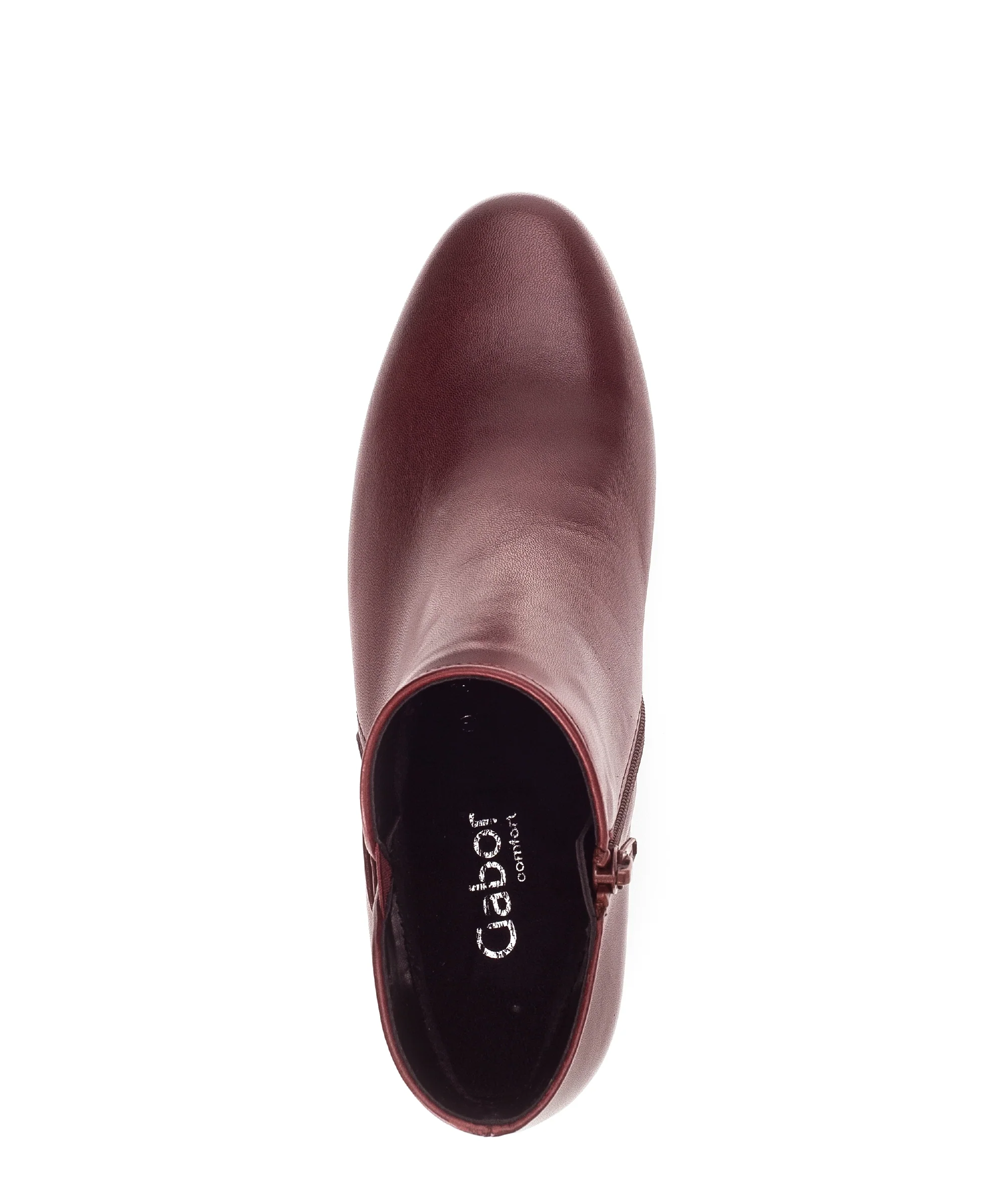 Bottines rouges en cuir lisse - Image 4