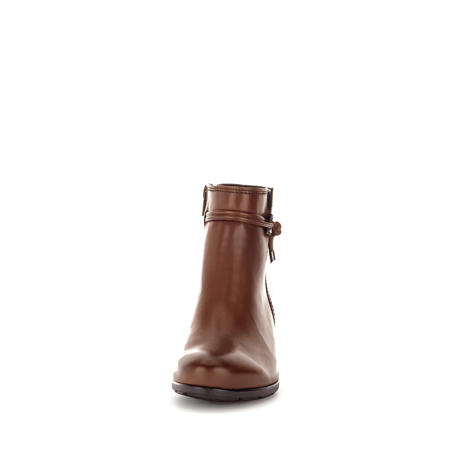 Bottines sattel en cuir lisse - Image 4