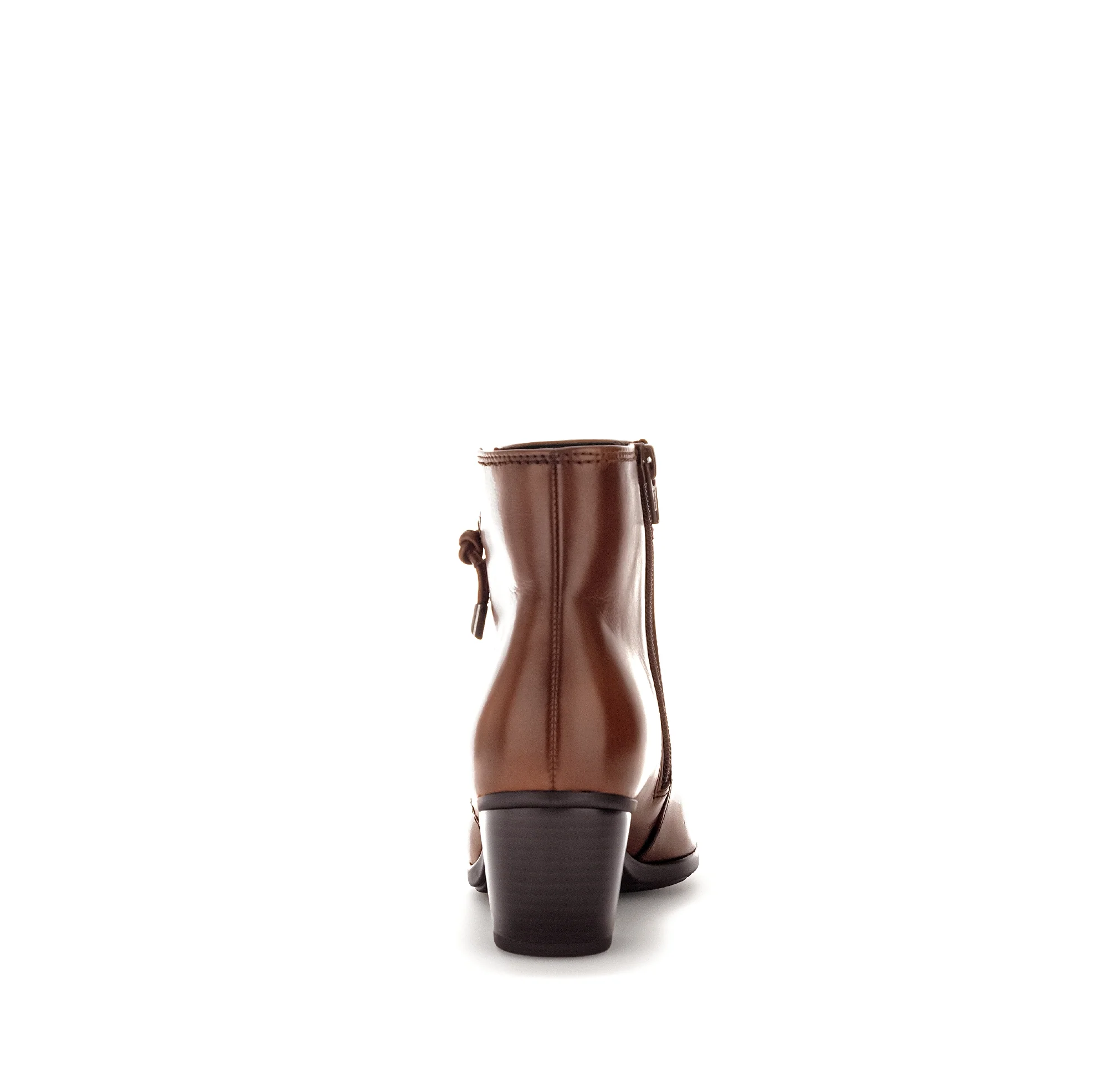 Bottines sattel en cuir lisse - Image 5