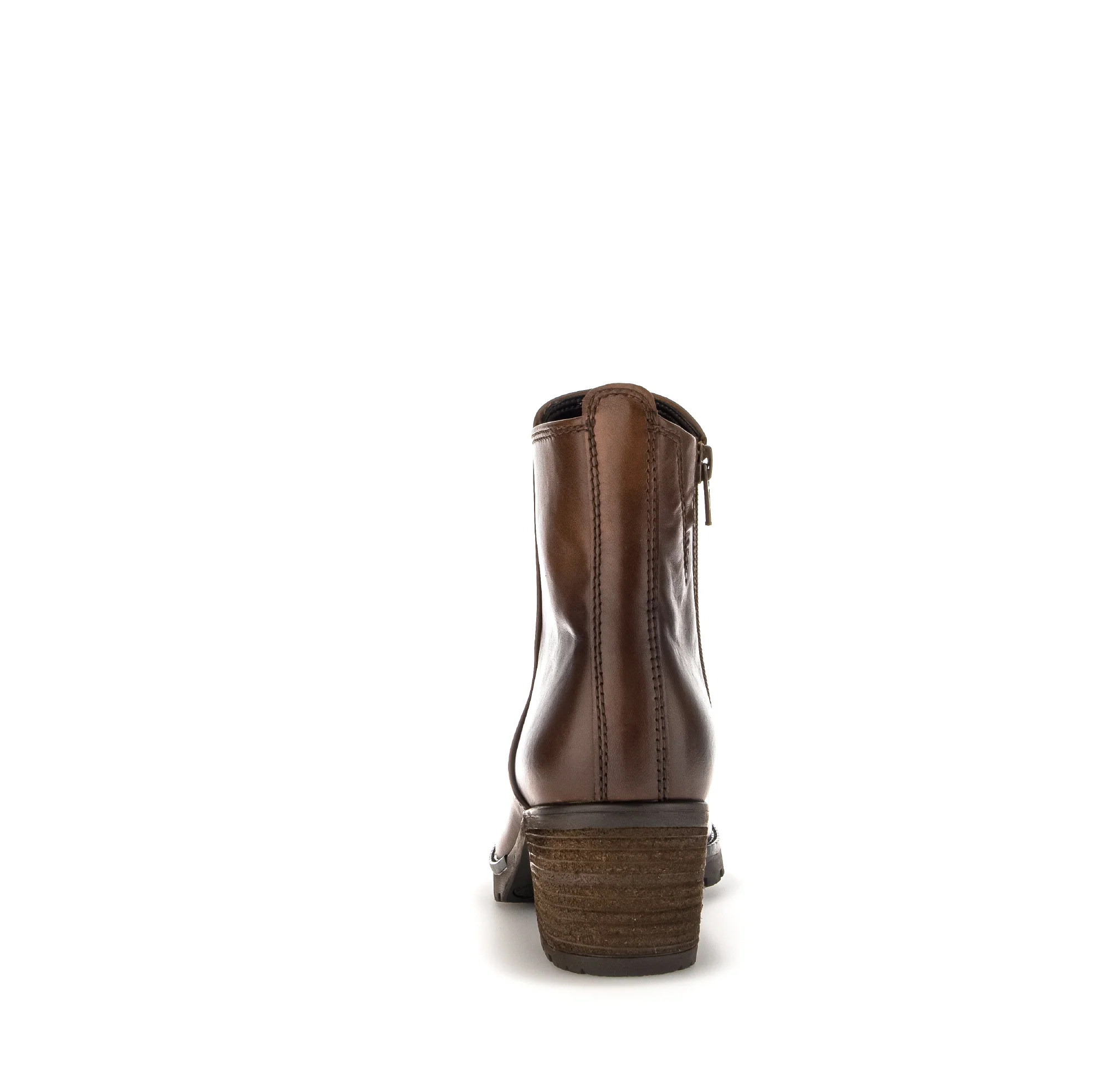 Bottines sattel en cuir lisse - Image 5