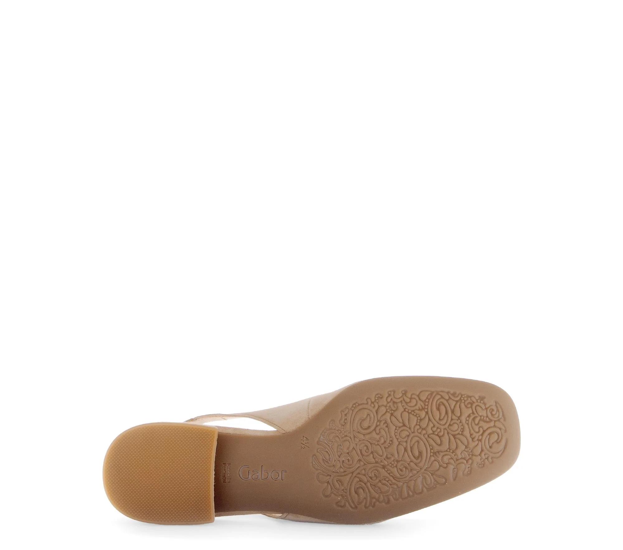 Escarpins bride arrière beiges en Nubuck - Image 7