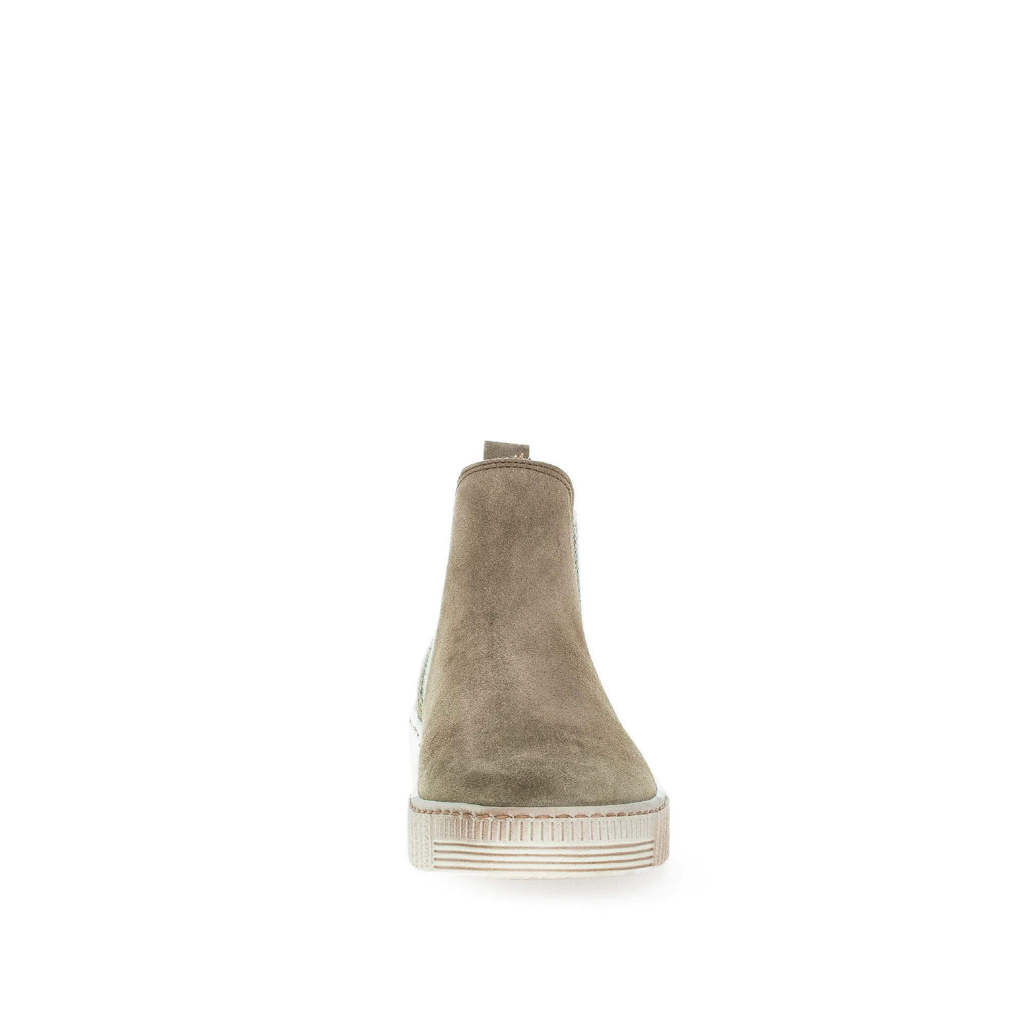 Chelsea Boots beiges en velours - Image 5