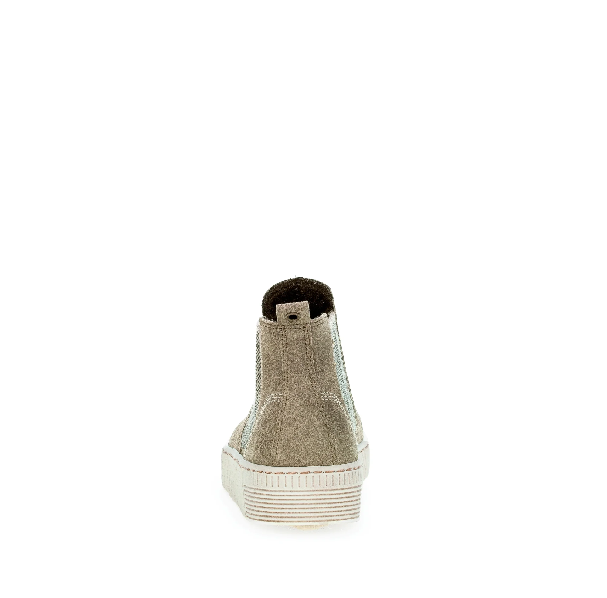 Chelsea Boots beiges en velours - Image 6
