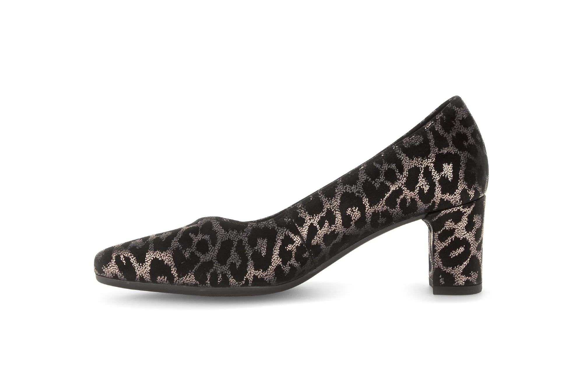 Escarpins noirs en cuir - Image 2