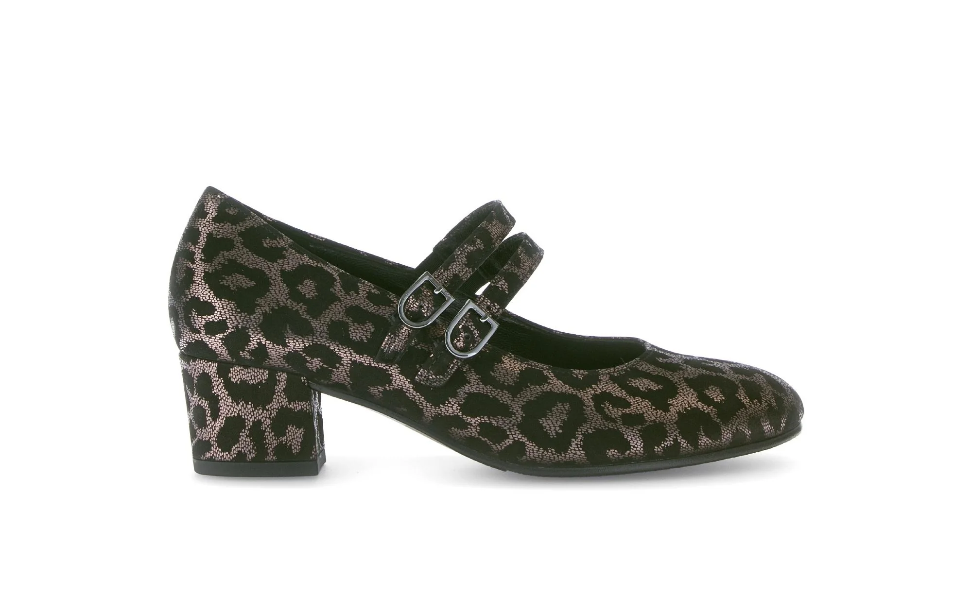 Escarpins noirs en cuir