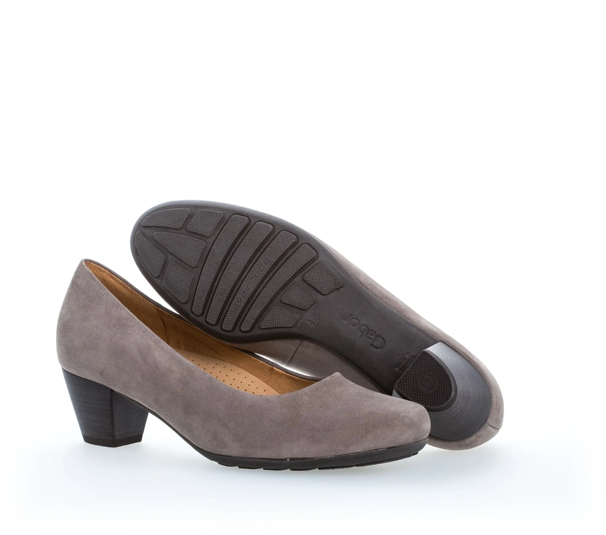 Escarpins taupe en cuir - Image 6