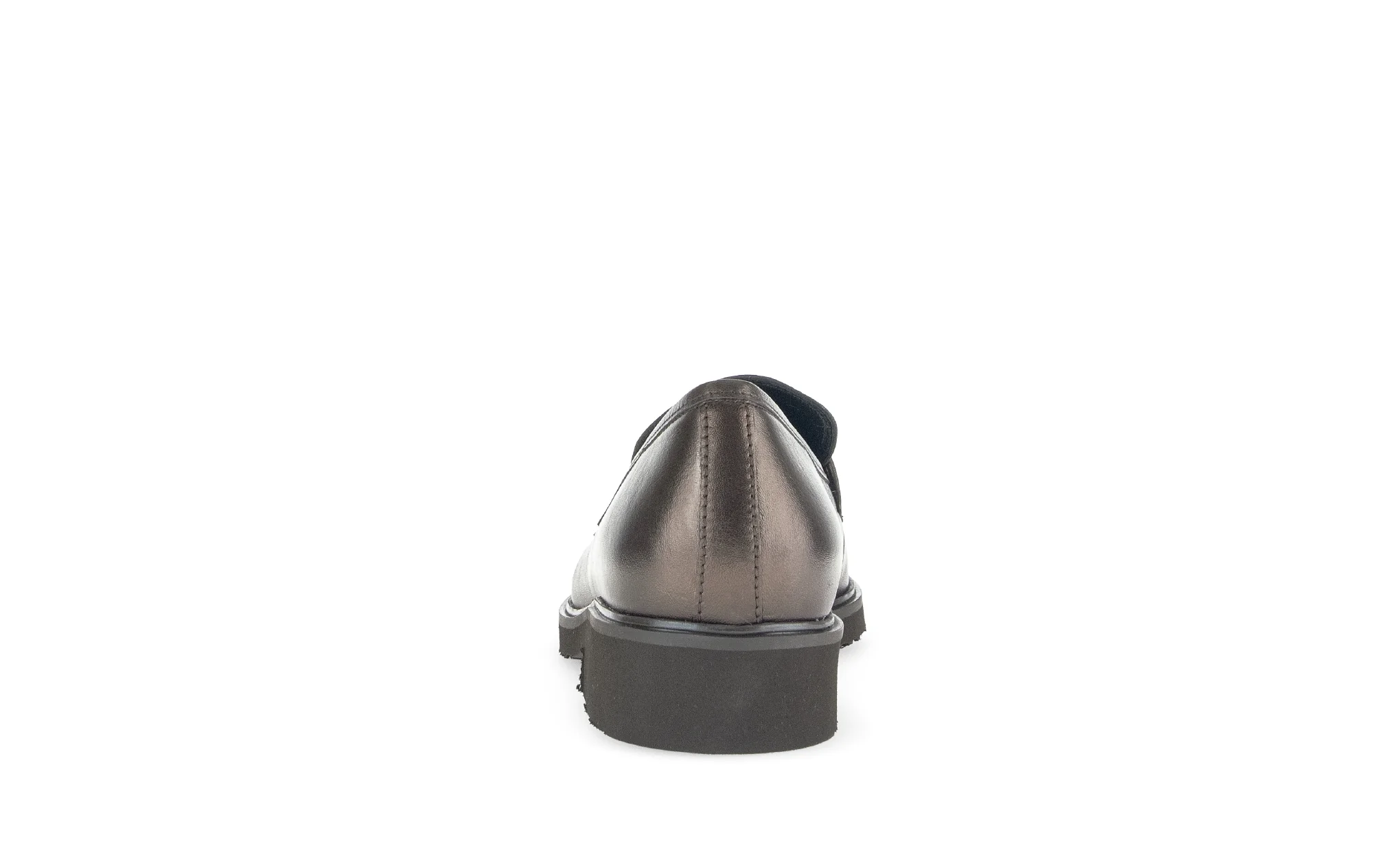 Mocassins bronze en cuir lisse - Image 5